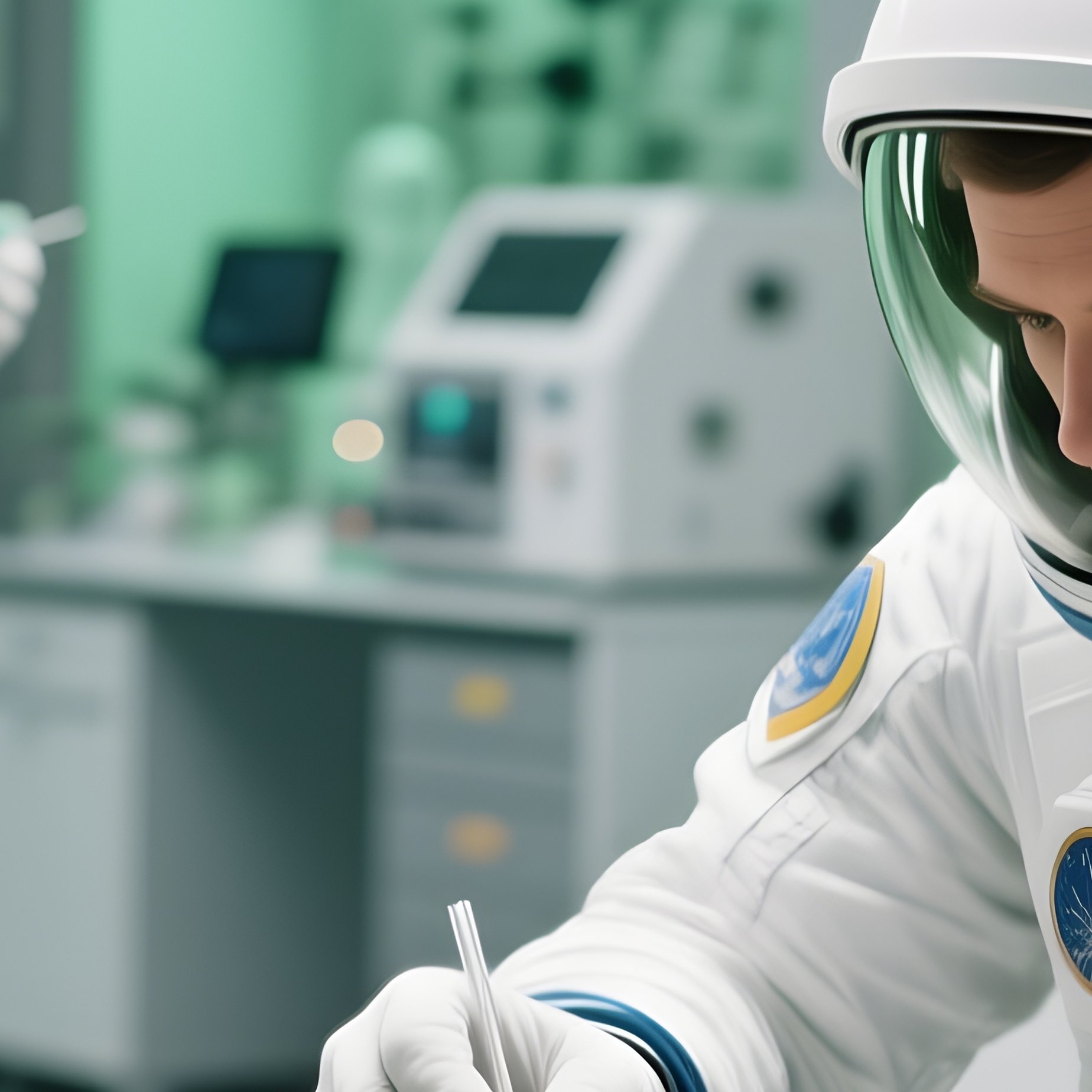 Astronauts Collecting Samples On Earth - Full Resolution Quality Preview