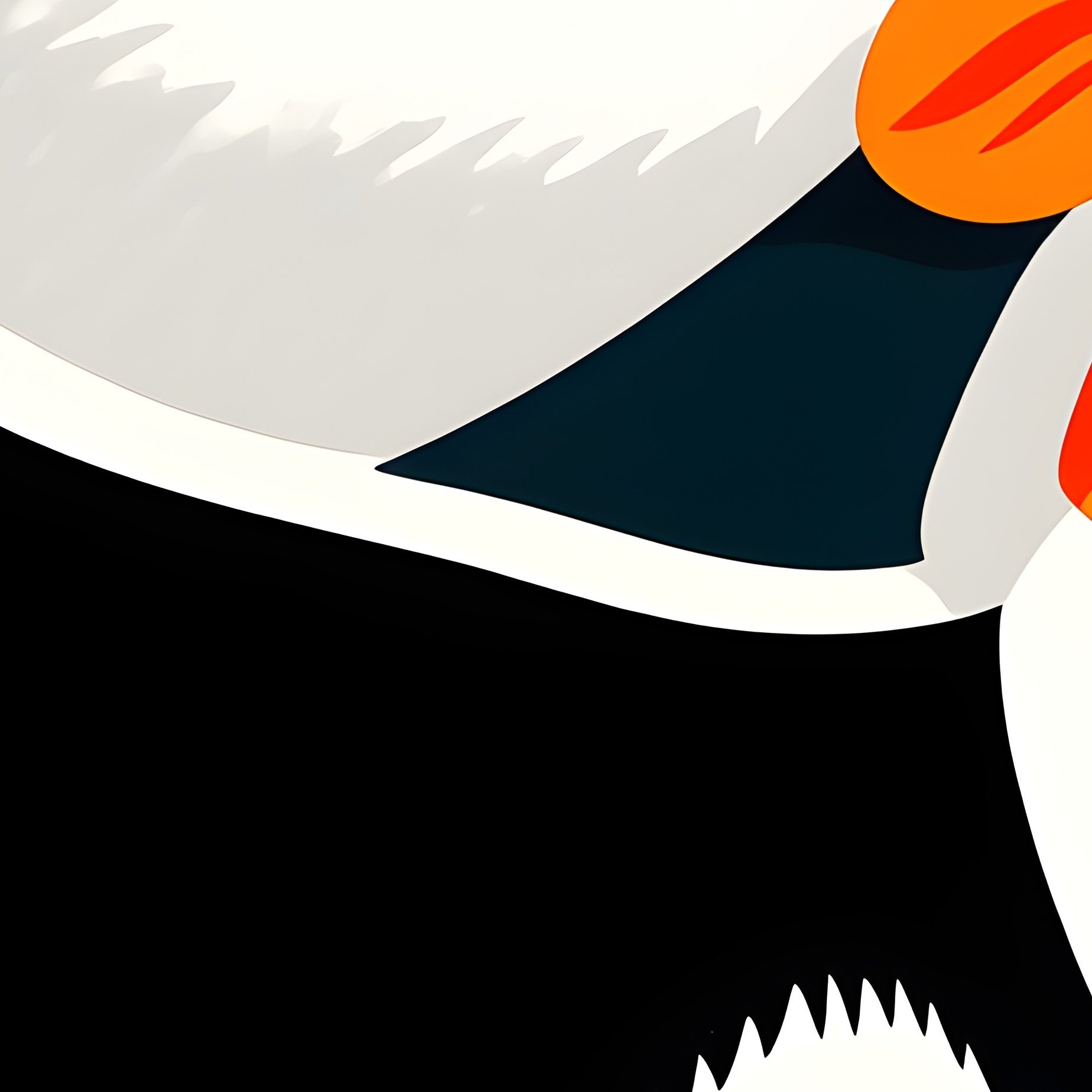 Atlantic Puffin Artistic Portrait - Full Resolution Quality Preview