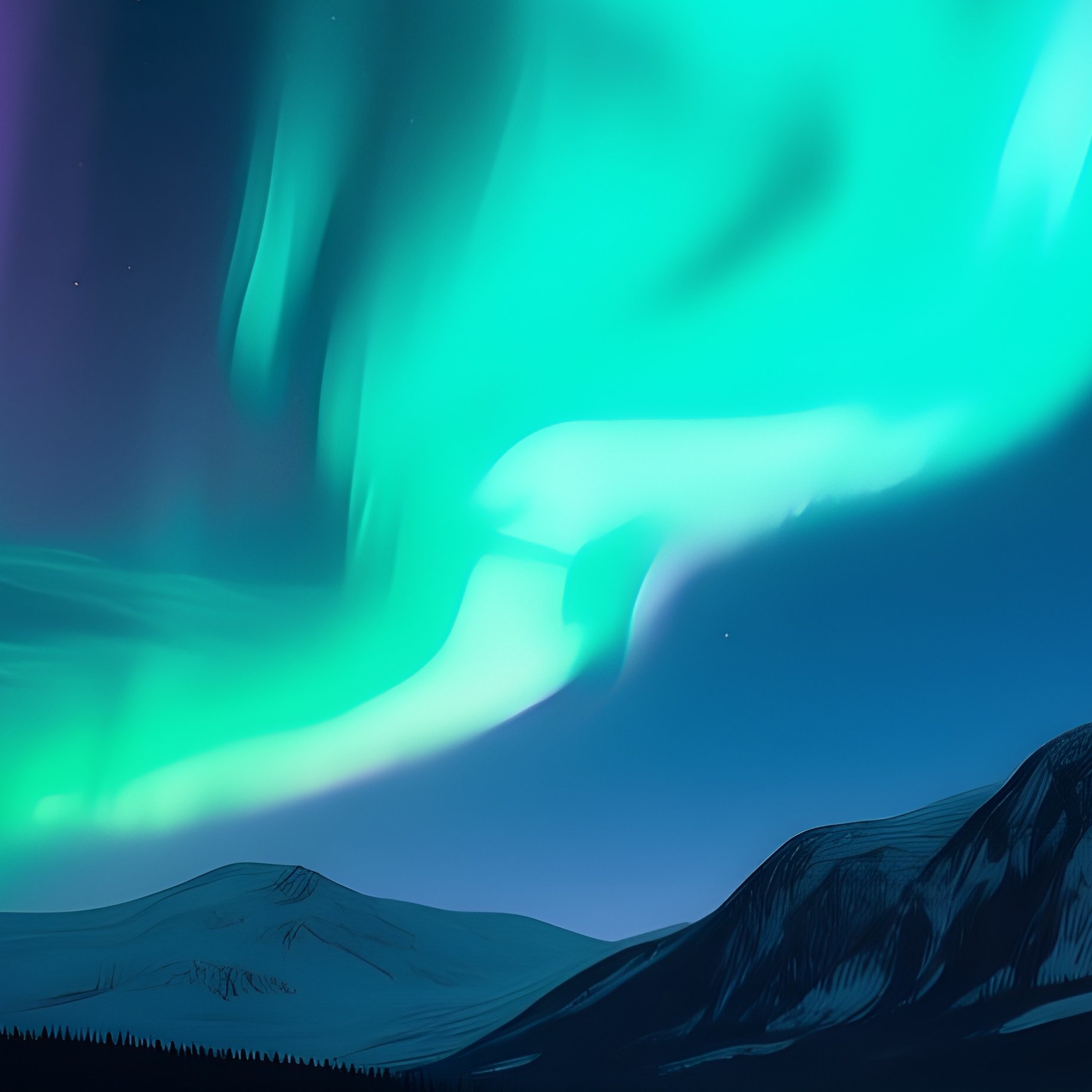 Atmosphere Details Photorealistic Aurora Polar Night - Full Resolution Quality Preview