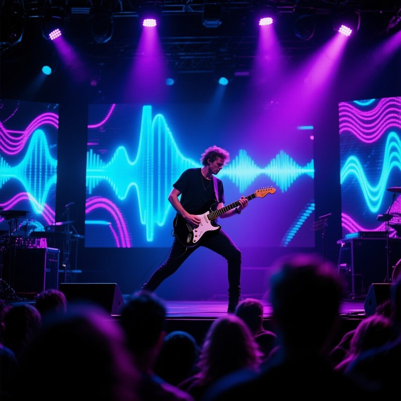 Audio And Visual Guitar Performance