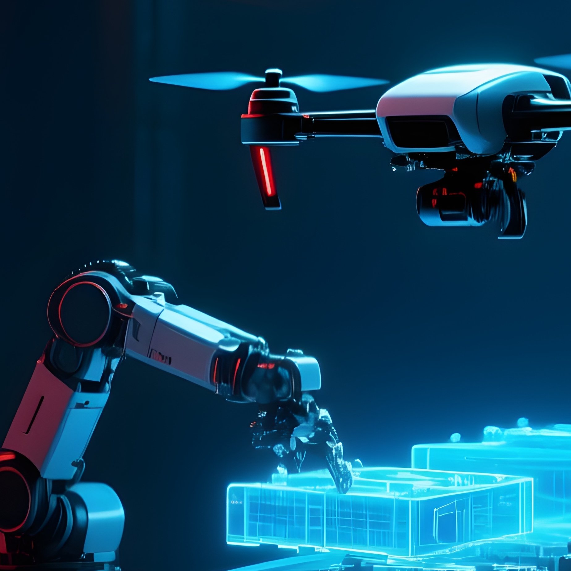 Automated Production System Science Fiction - Full Resolution Quality Preview