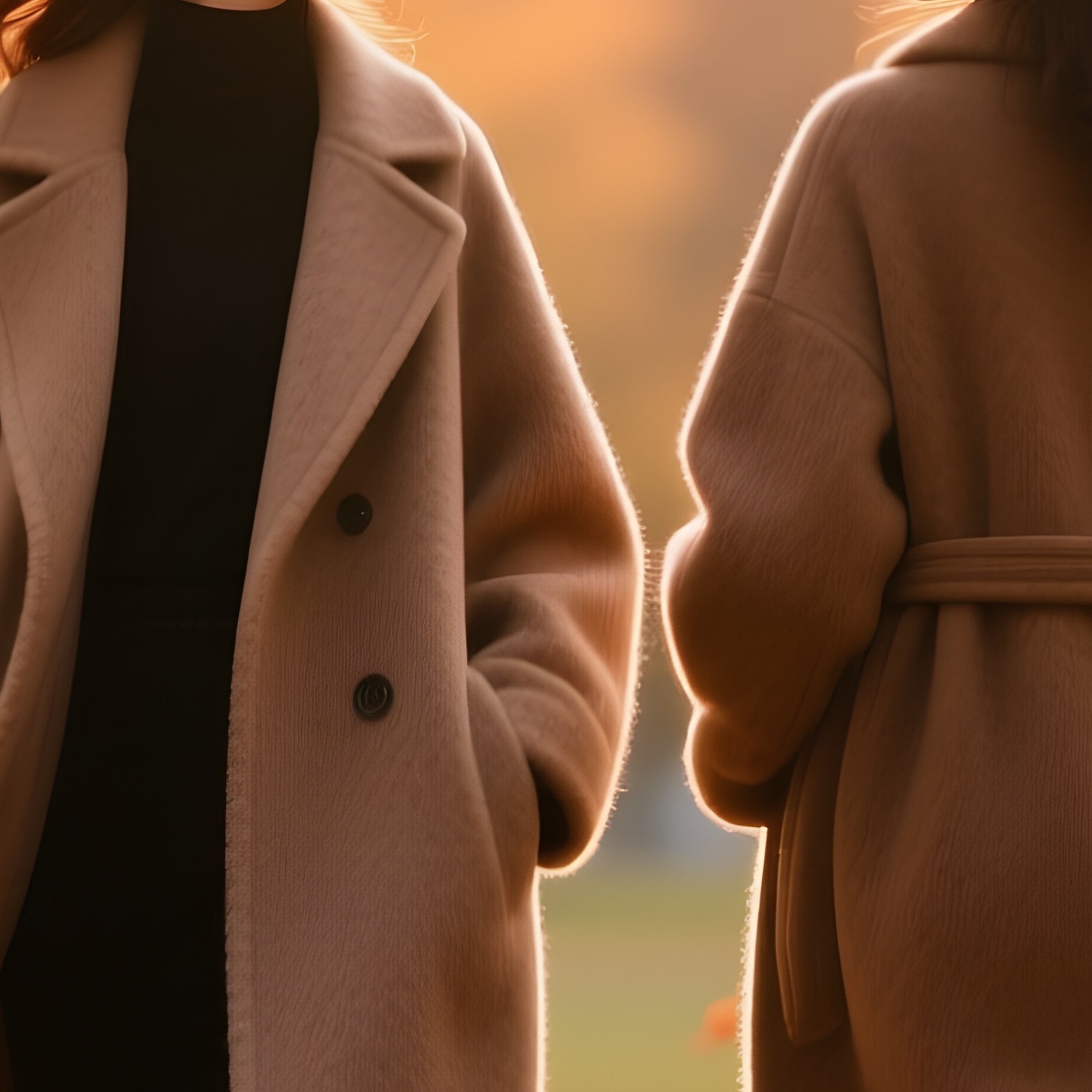 Autumn Walk In Park Digital Art - Full Resolution Quality Preview