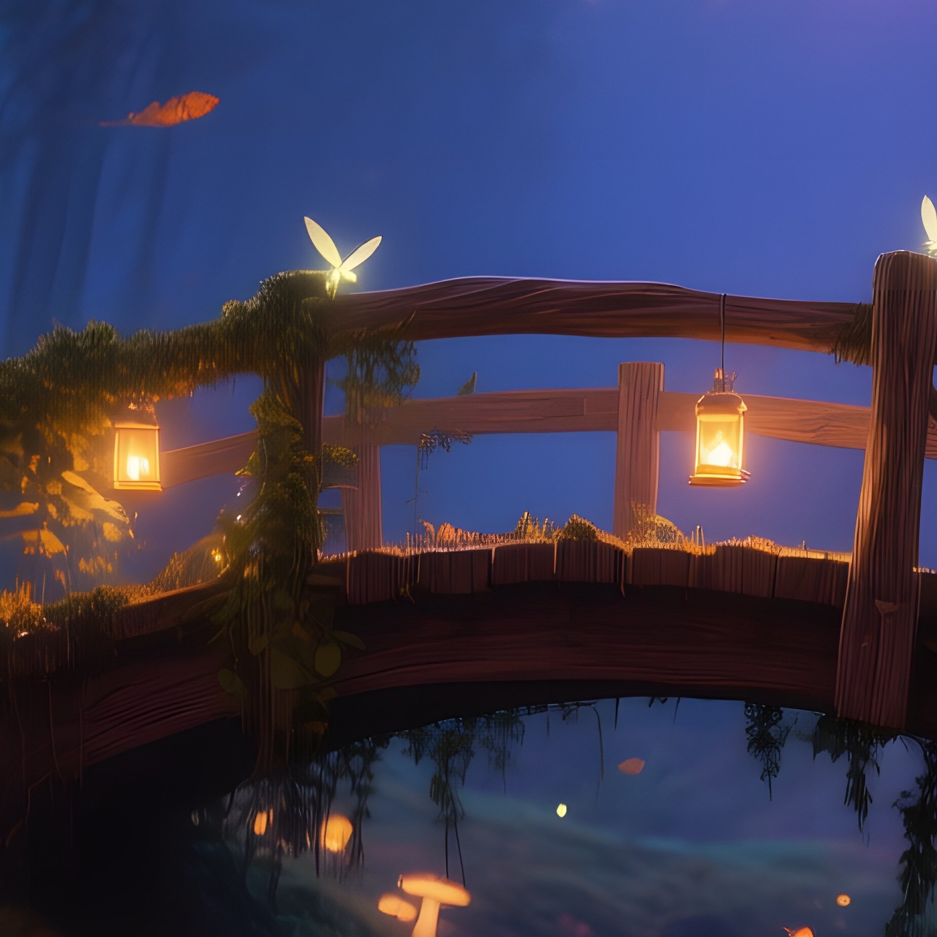 Autumnal Magical Glade At Dusk - Full Resolution Quality Preview