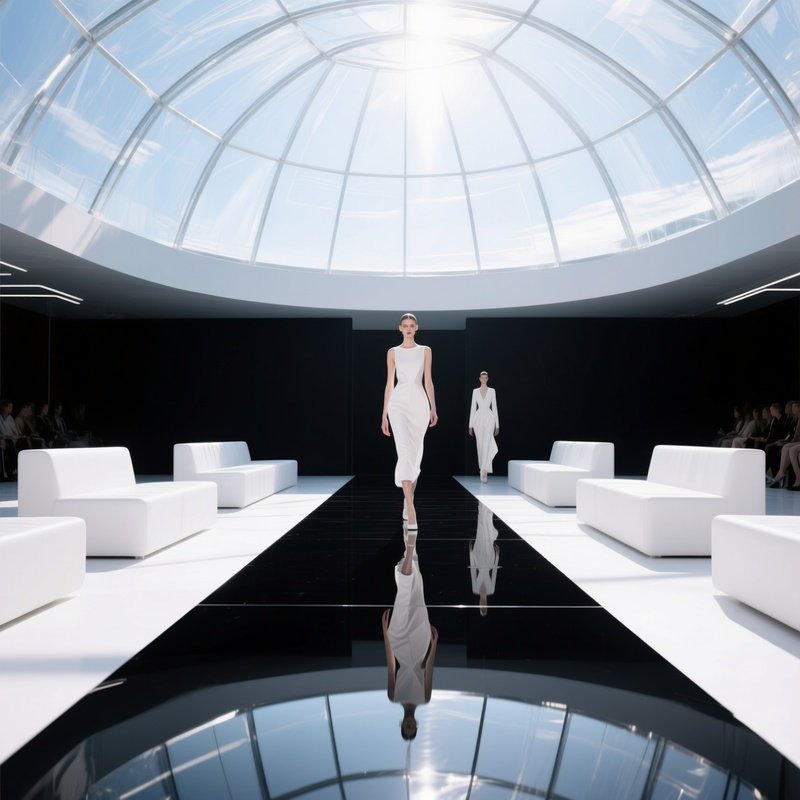Avant Garde Fashion Show Glass Dome