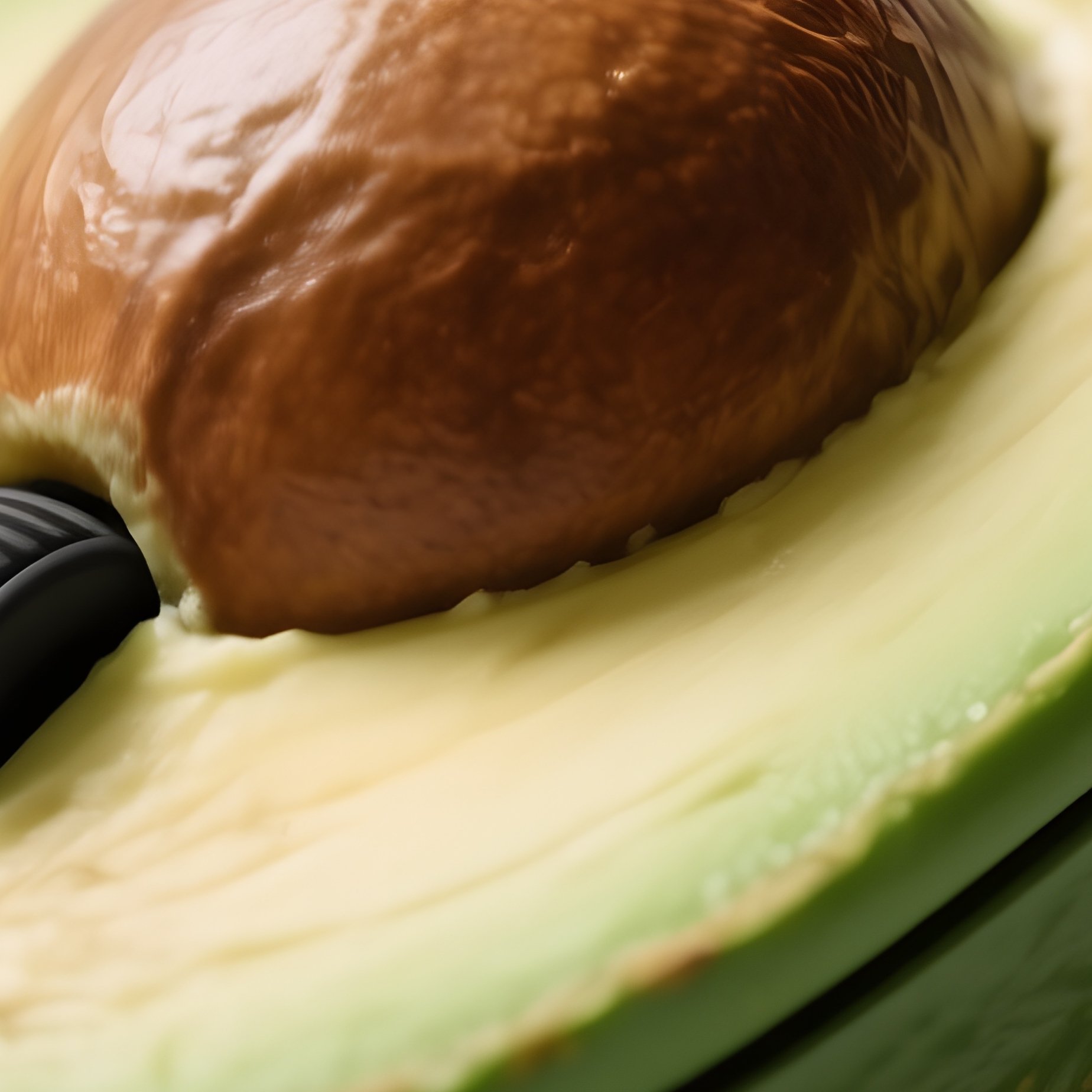 Avocado Mouse Half Avocado Brown Pit Palm Rest - Full Resolution Quality Preview