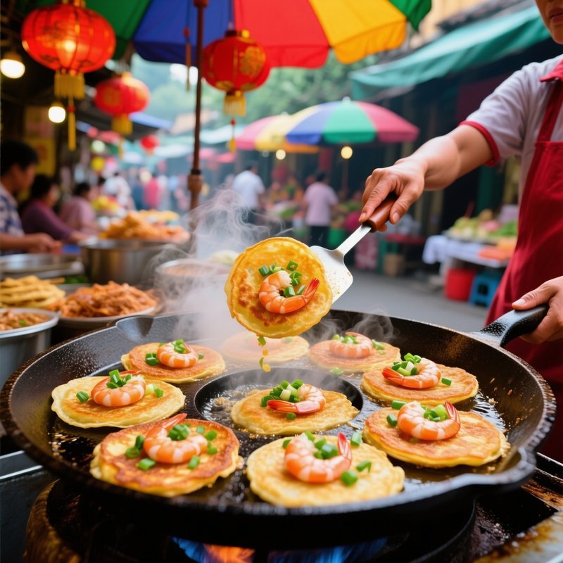 Bahn Khot Mini Savory Pancakes