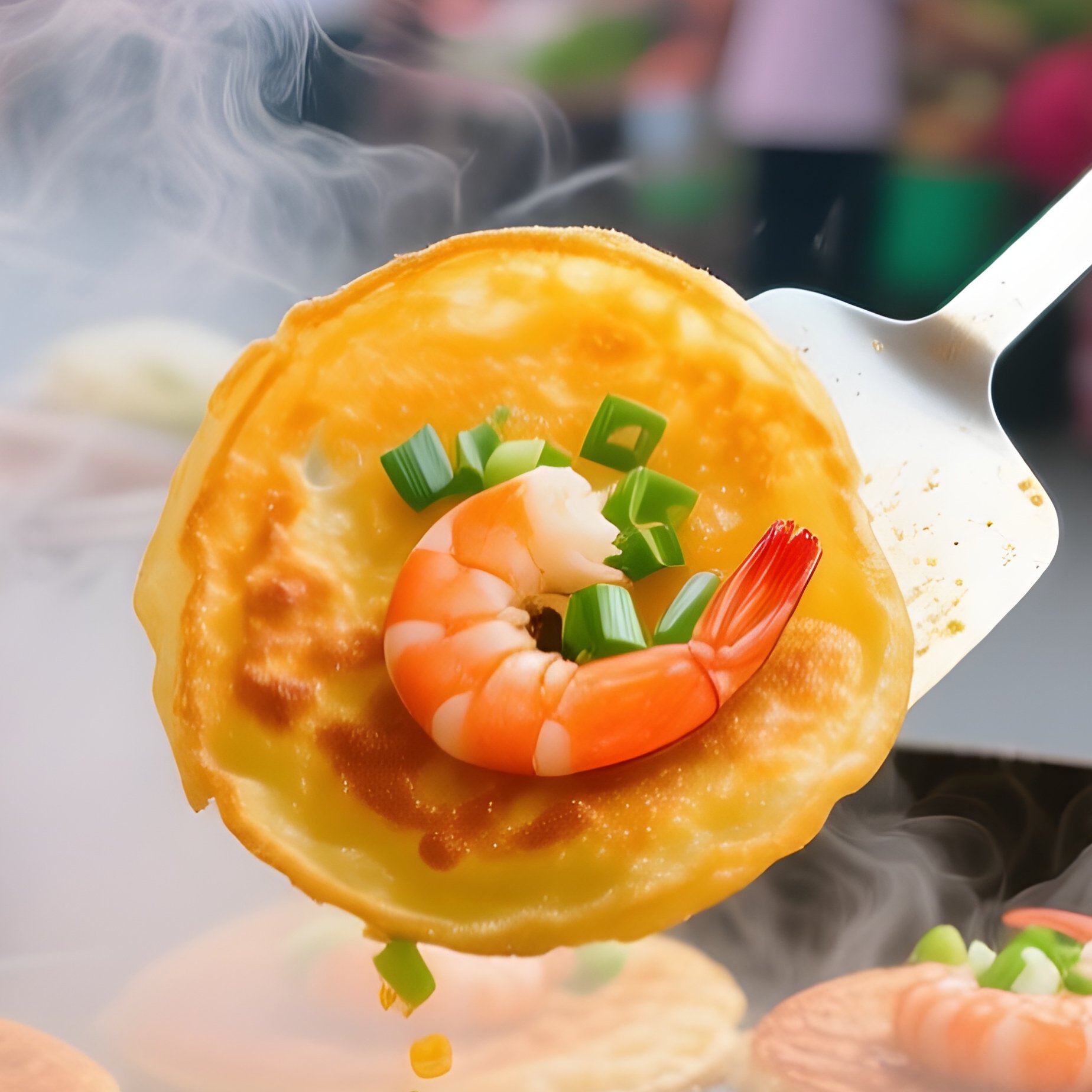 Bahn Khot Mini Savory Pancakes - Full Resolution Quality Preview