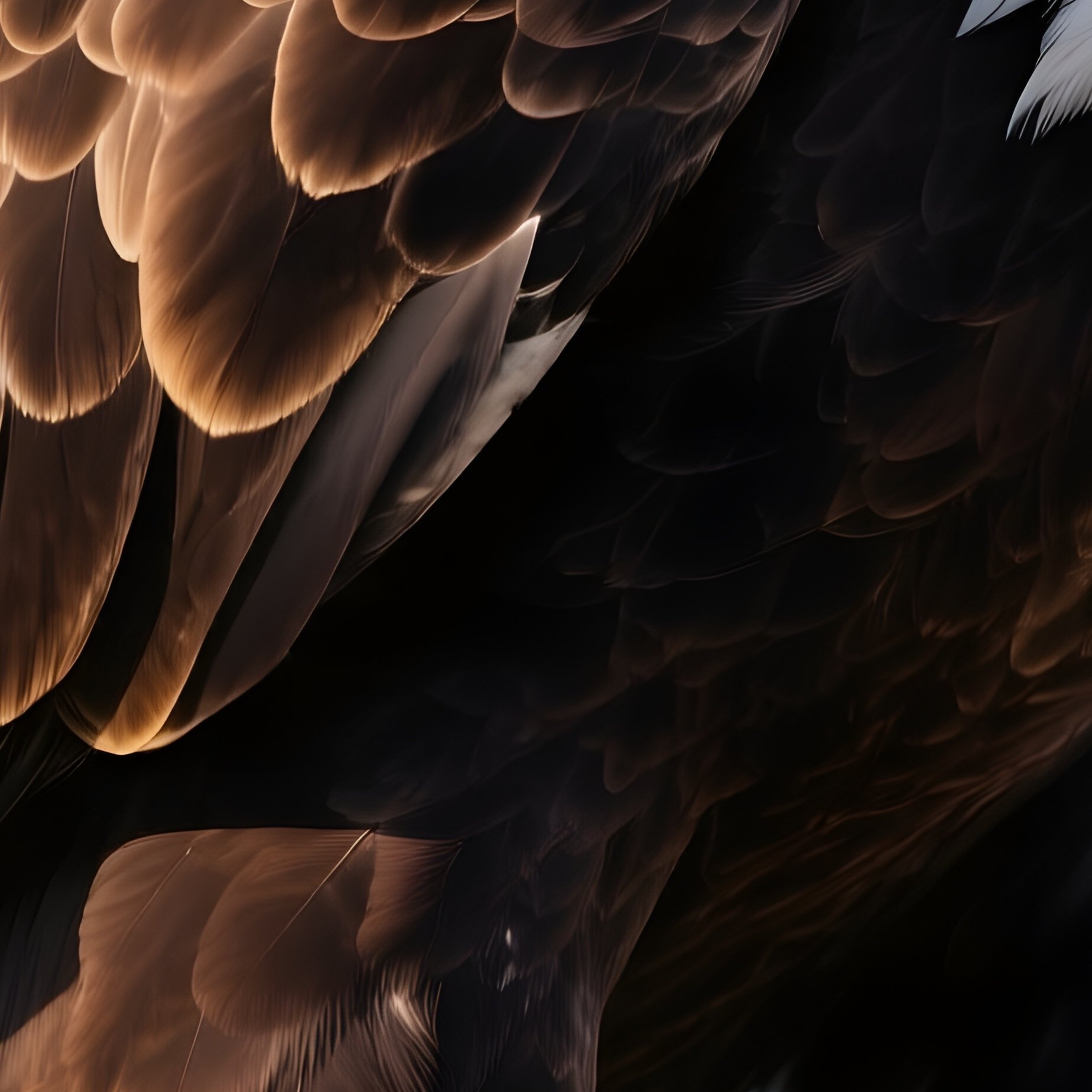 Bald Eagle Balancing On One Foot - Full Resolution Quality Preview