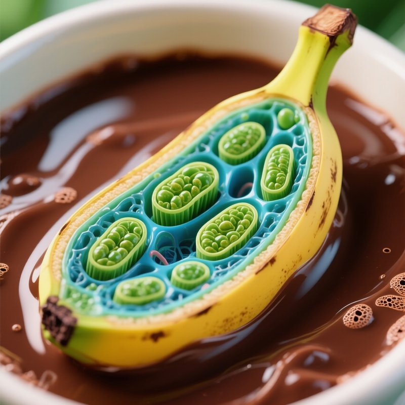 Banana In Hot Chocolate Tub Biology