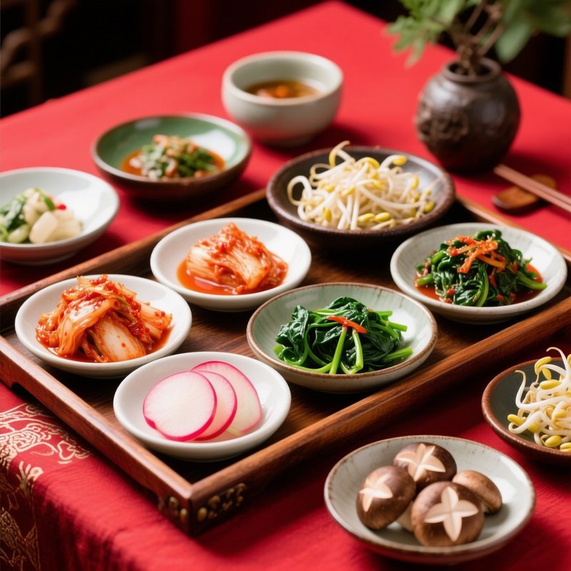 Banchan Side Dishes Korean Cuisine