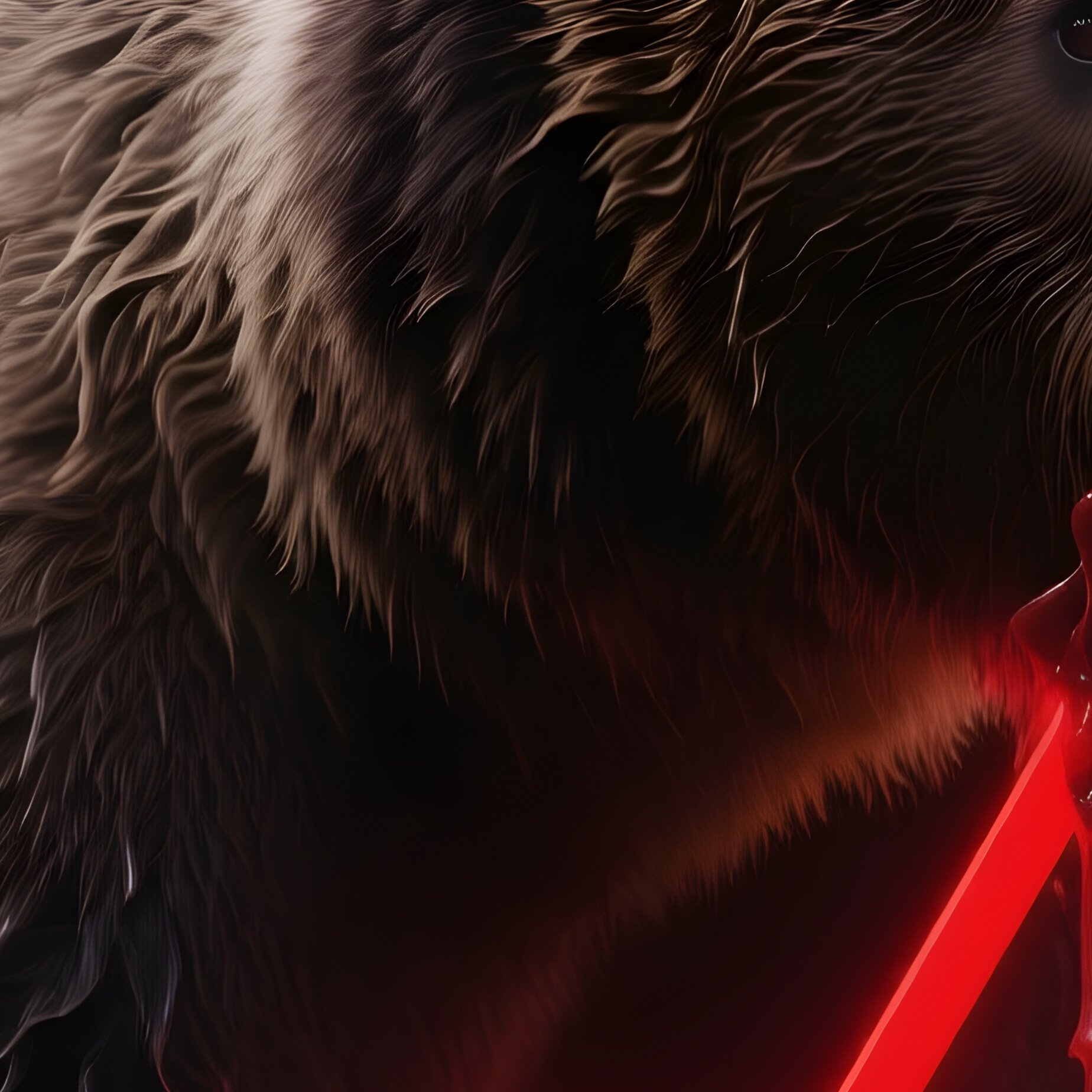 Bear Fading Mist Graph Line - Full Resolution Quality Preview