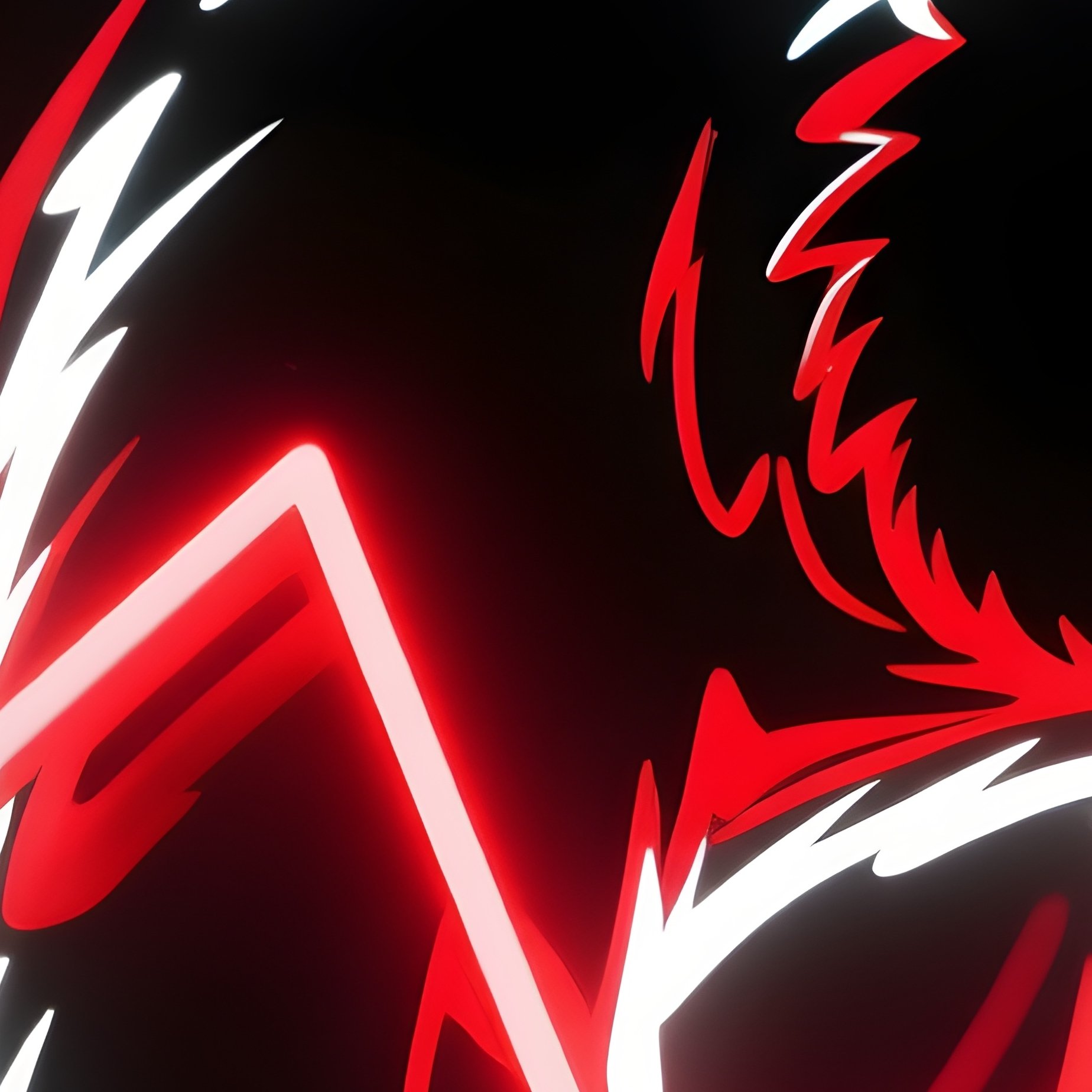 Bearish Market Graph Neon Display Alternative - Full Resolution Quality Preview