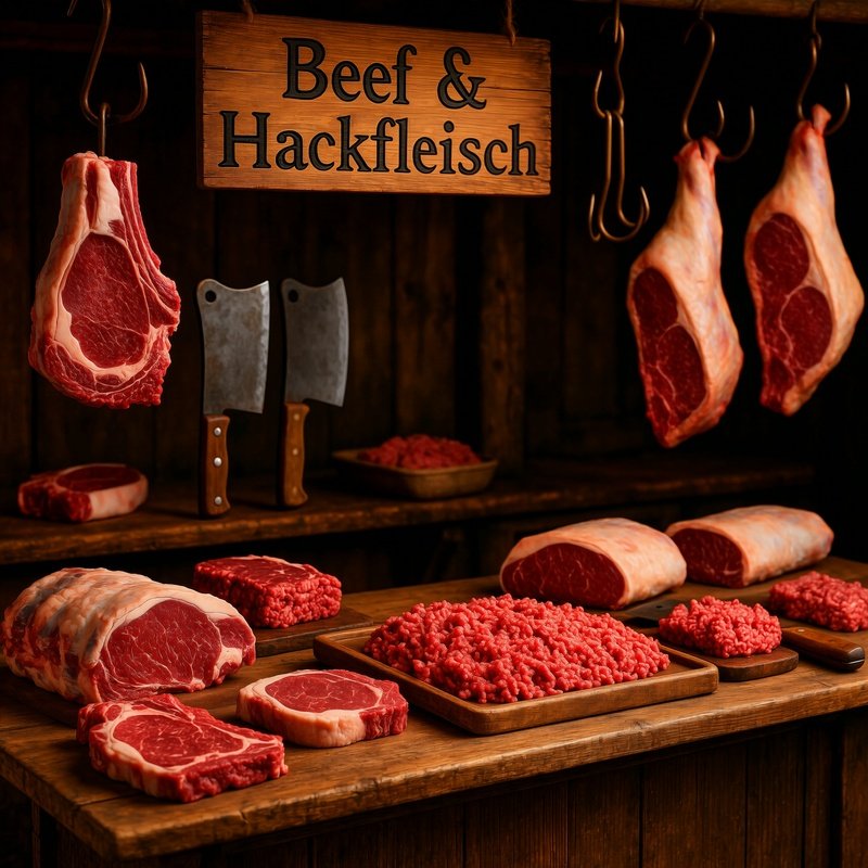 Beef And Minced Meat Rind Hackfleisch