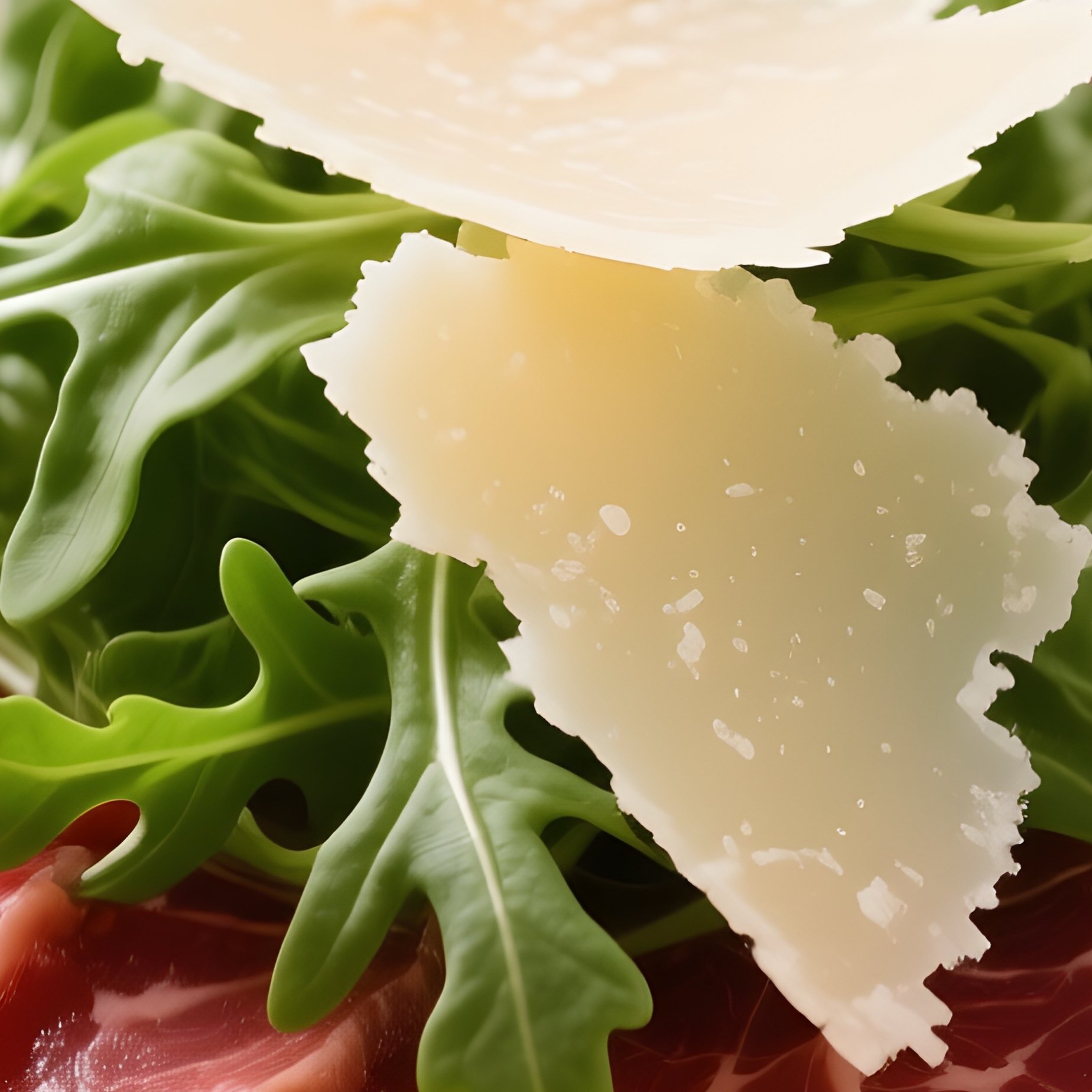 Beef Carpaccio Razor Thin Slices Raw Beef Circular Pattern White Plate - Full Resolution Quality Preview