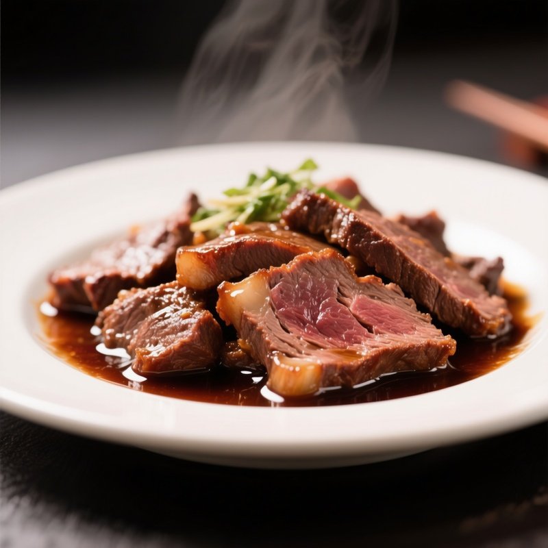 Beef Teriyaki Featuring Thinly Sliced Beef Cooked In Sweet Soy Based Sauce