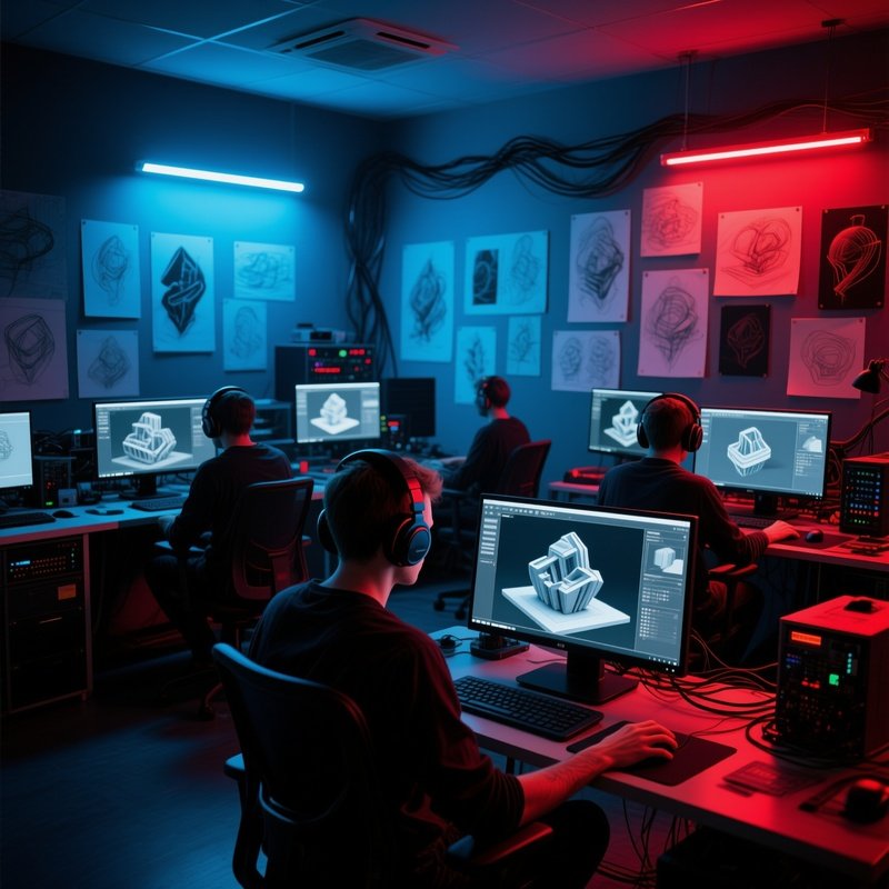 Behind The Scenes Digital Art Studio