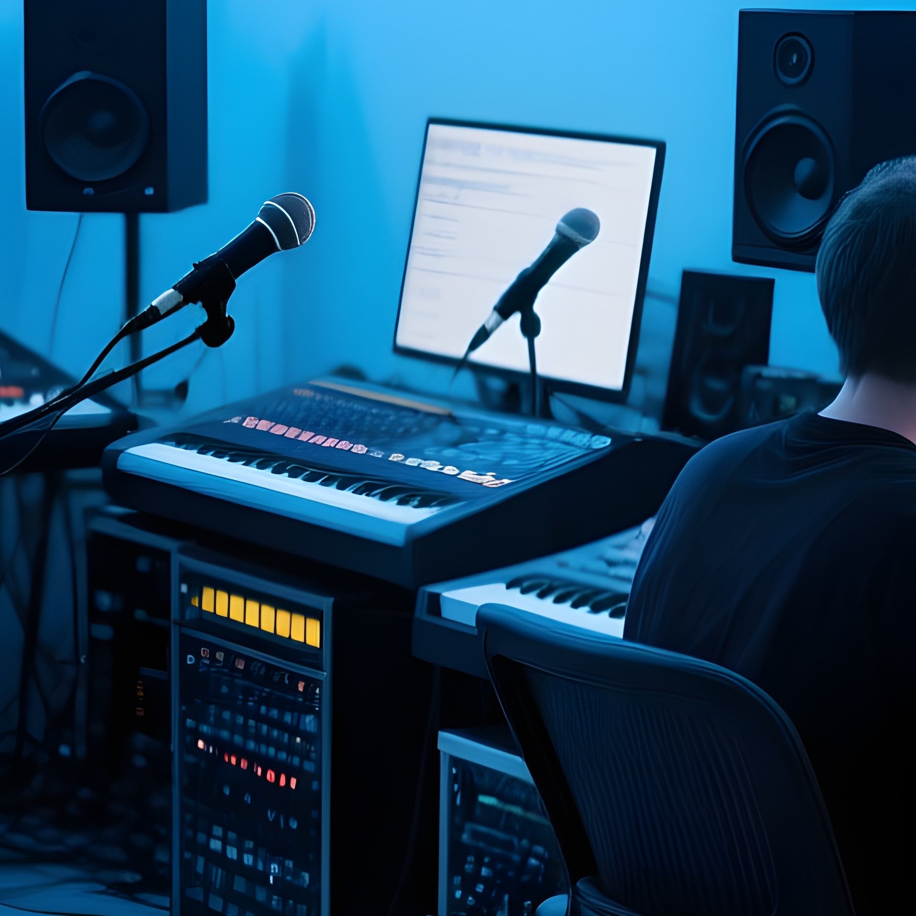 Behind The Scenes Music Production - Full Resolution Quality Preview