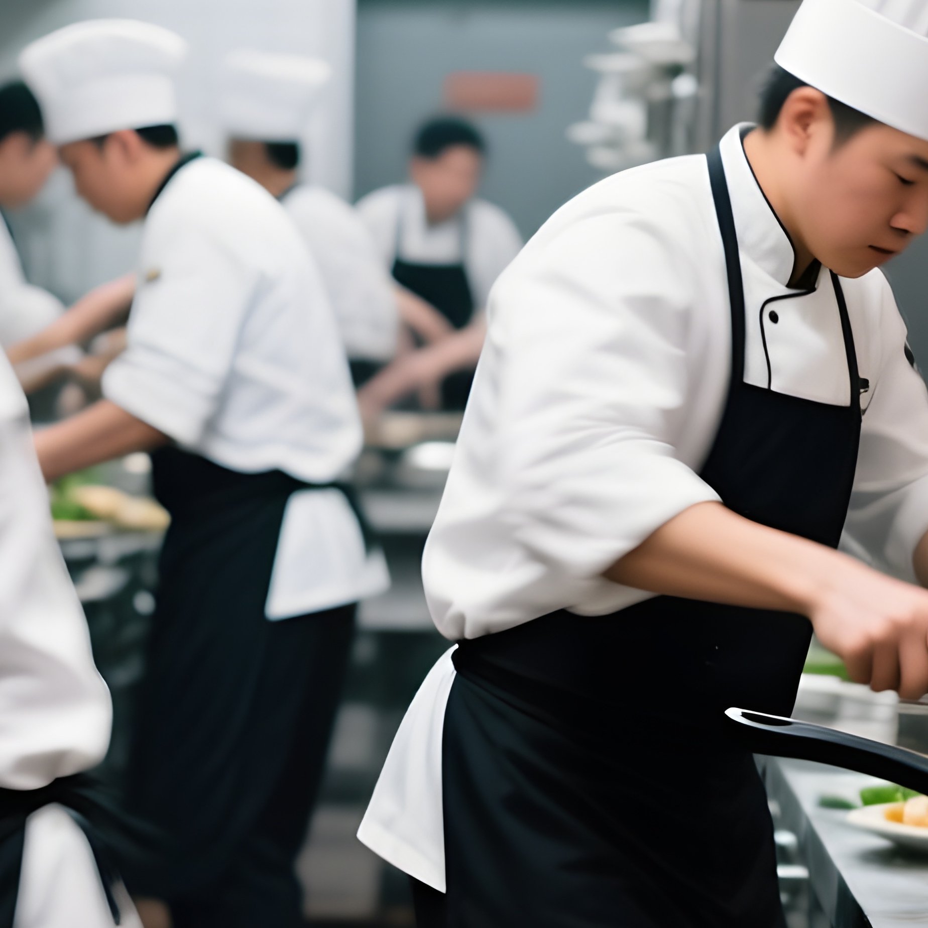 Behind The Scenes Restaurant Kitchen - Full Resolution Quality Preview