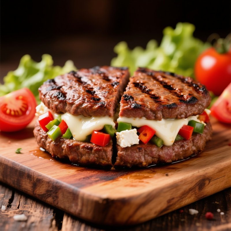 Bifteki Gemisto Burger