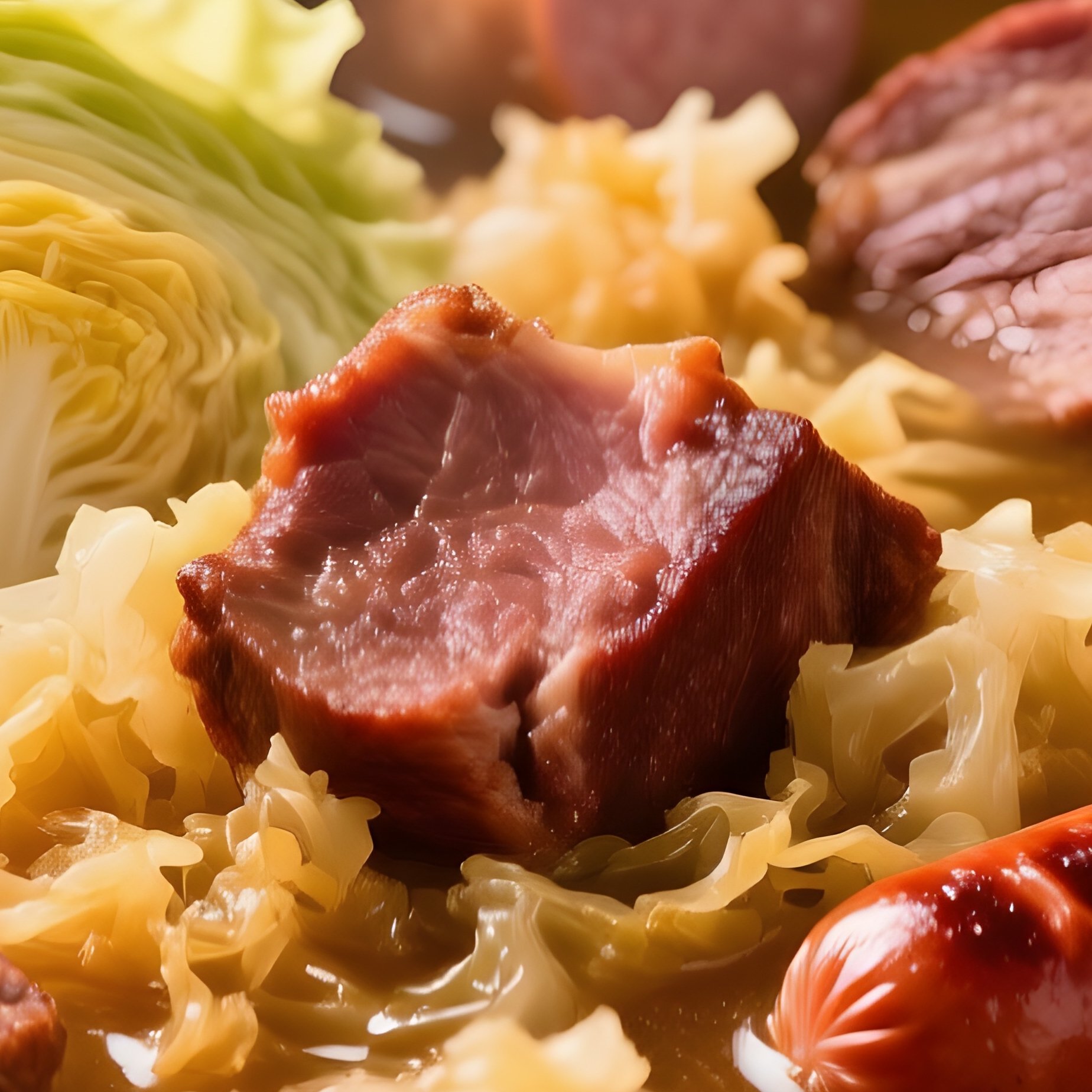 Bigos Hunters Stew Cast Iron Pot - Full Resolution Quality Preview