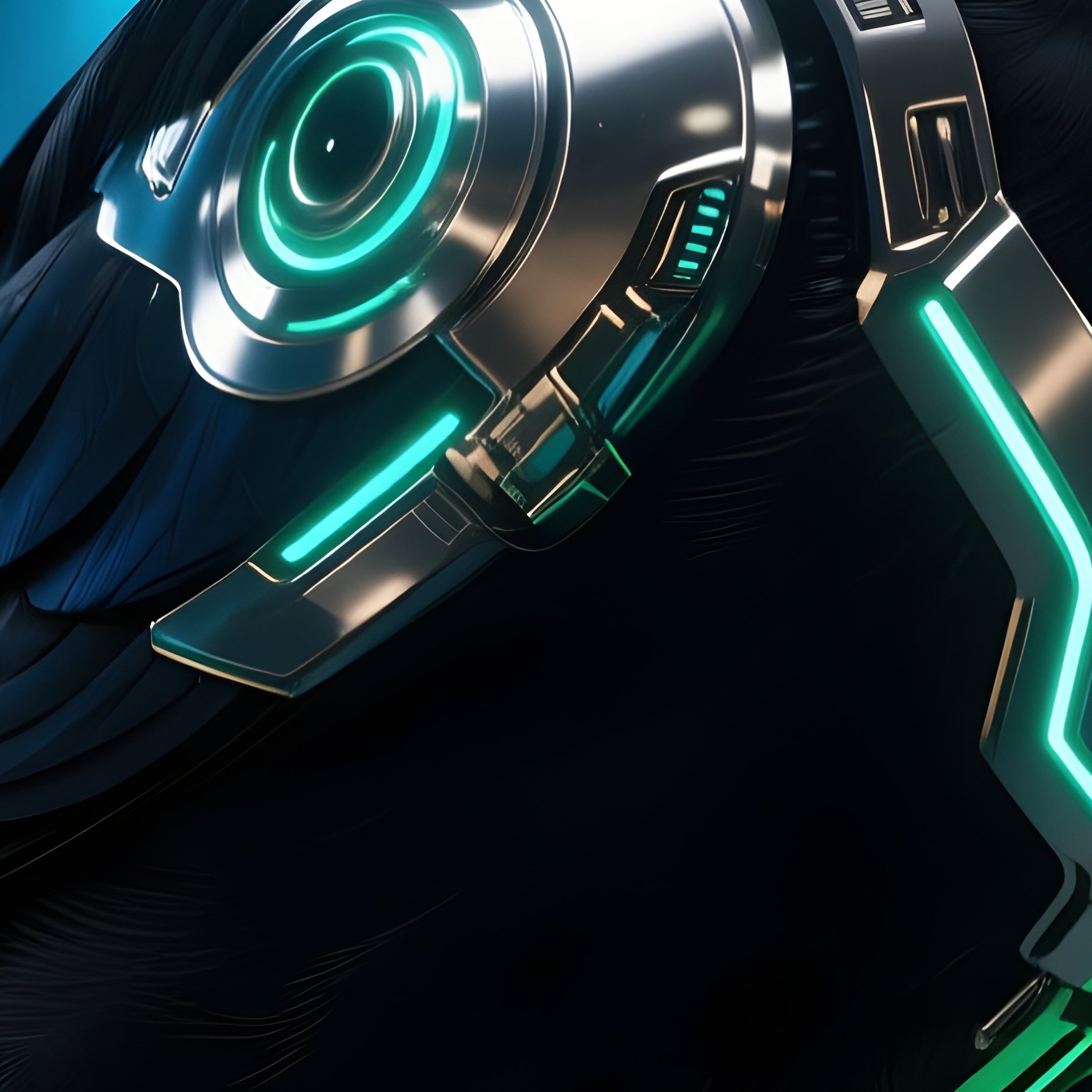 Bird Magpie Black Billed Science Fiction - Full Resolution Quality Preview