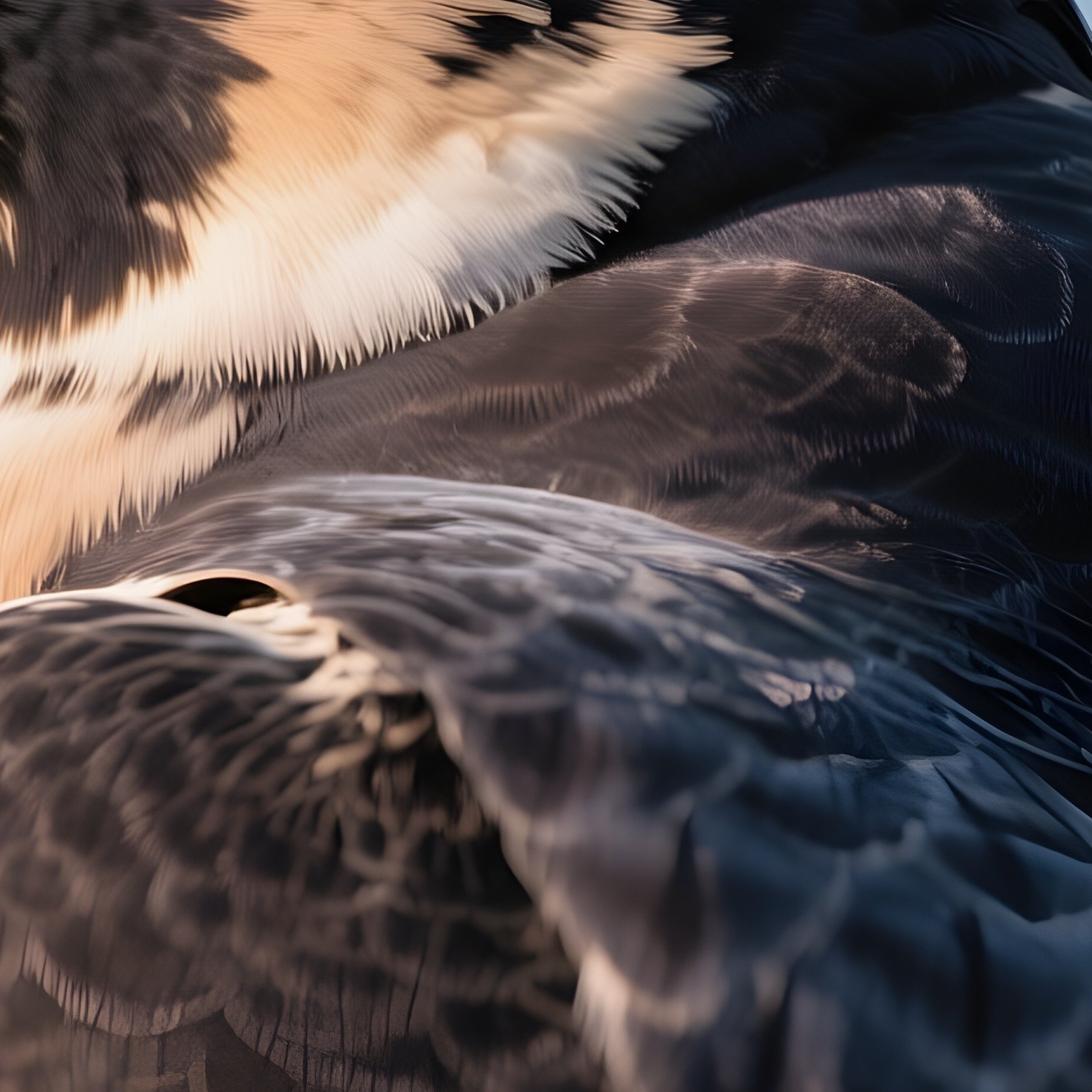 Bird Peregrine Falcon Looking Back Over Its Shoulder Science Fiction - Full Resolution Quality Preview