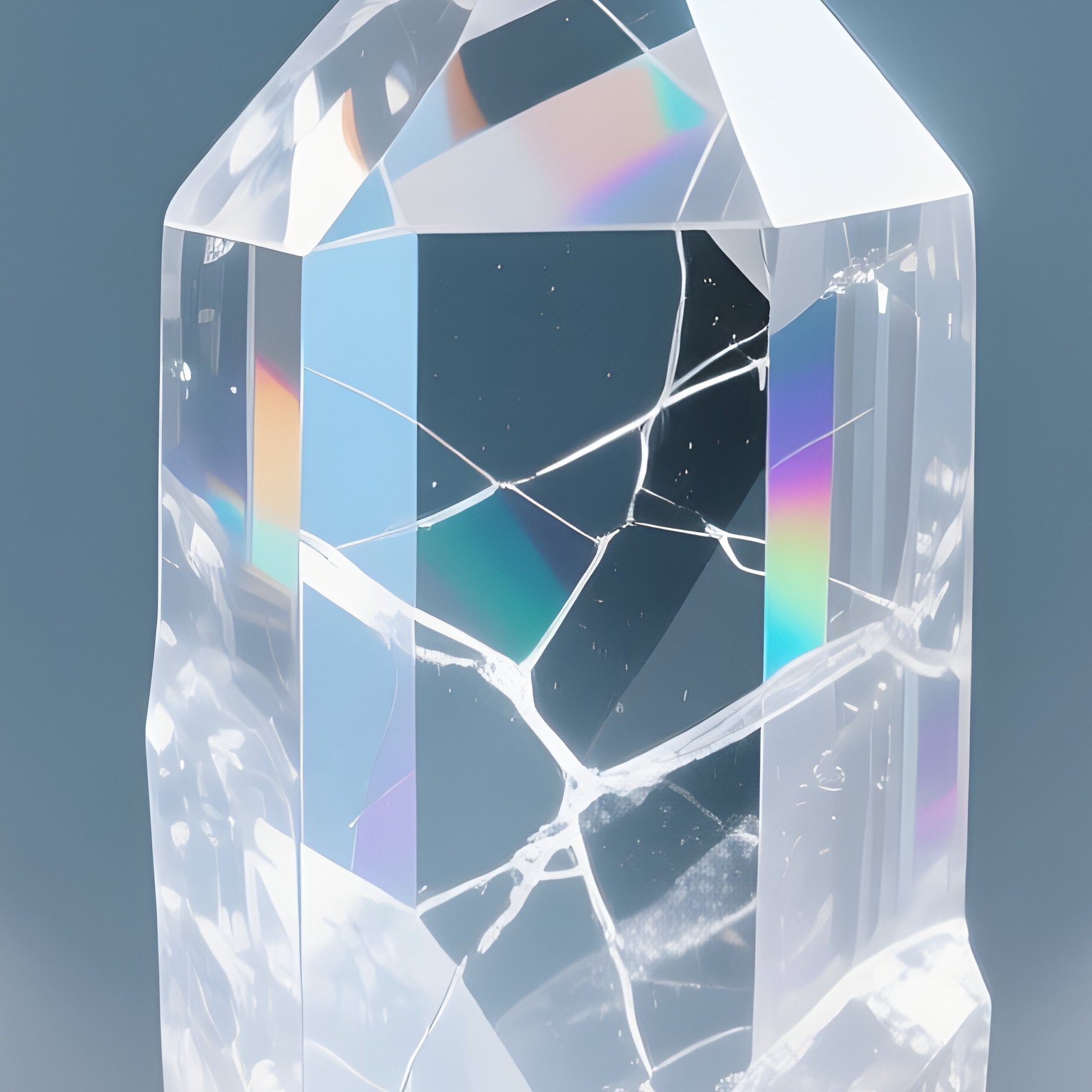 Birefringence Calcite Crystal Double Refraction - Full Resolution Quality Preview