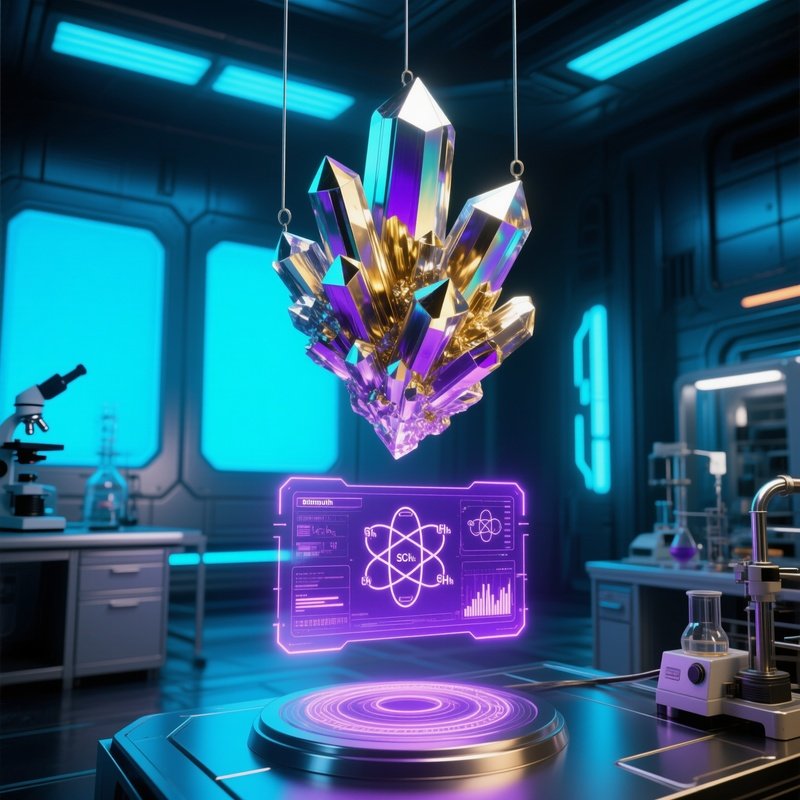 Bismuth Crystals Science Fiction Lab