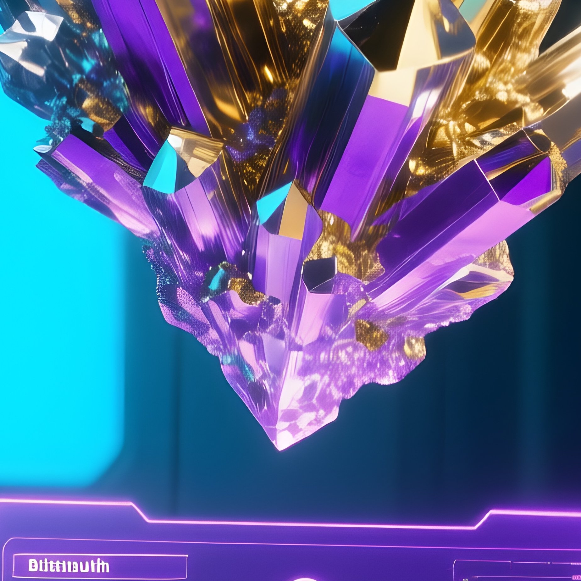 Bismuth Crystals Science Fiction Lab - Full Resolution Quality Preview