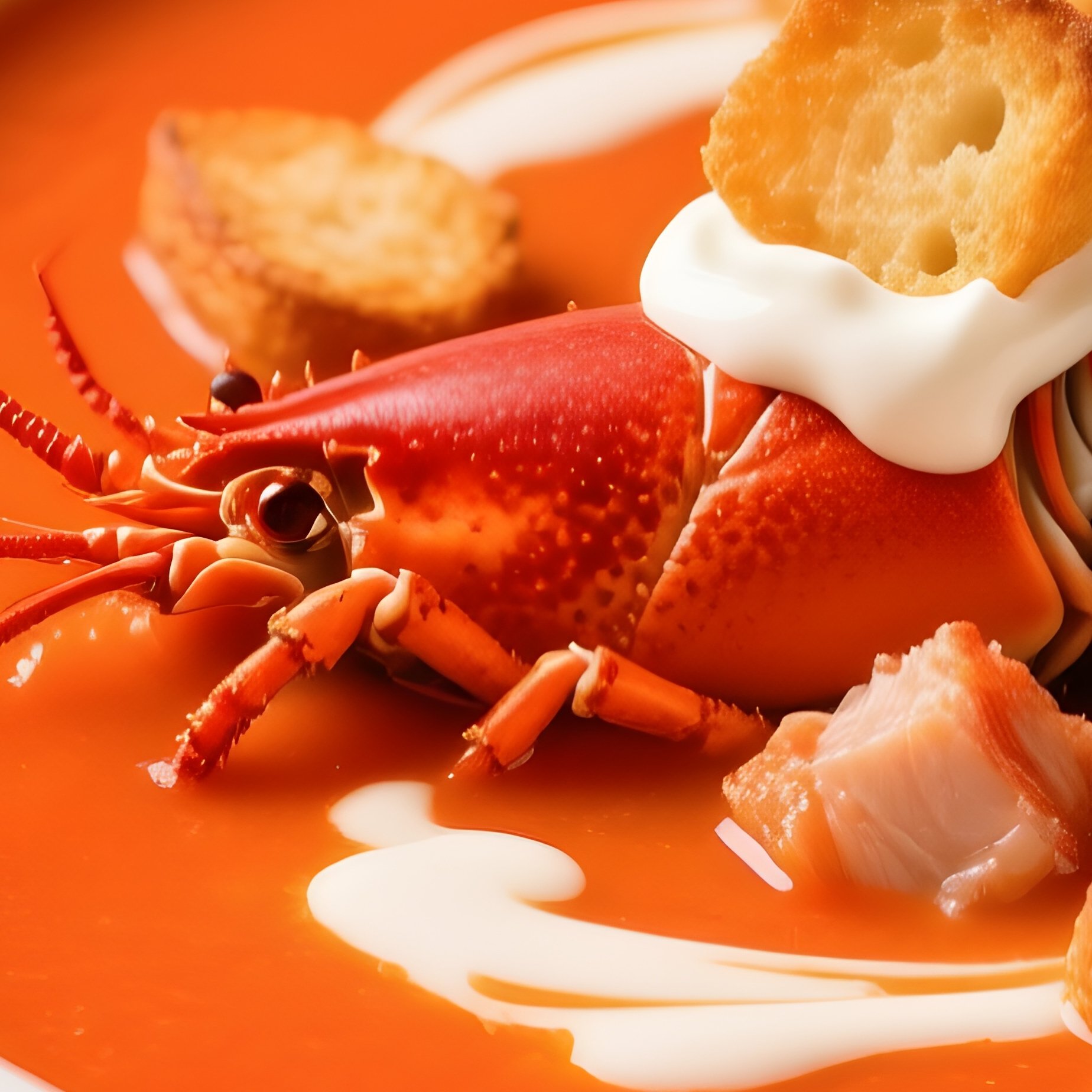 Bisque De Homard Lobster Soup - Full Resolution Quality Preview