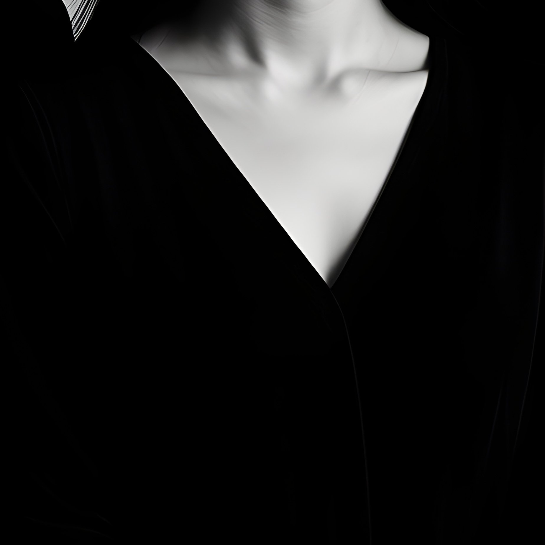 Black And White Friends Posing In Studio - Full Resolution Quality Preview