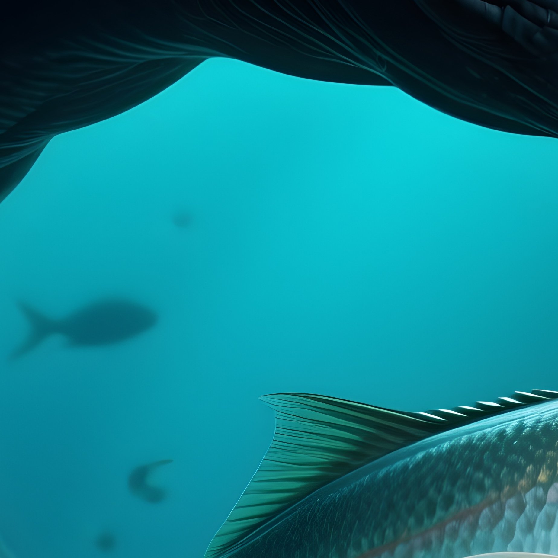 Black Swallow Creature Distended Stomach Holding Prey Twice Its Size - Full Resolution Quality Preview