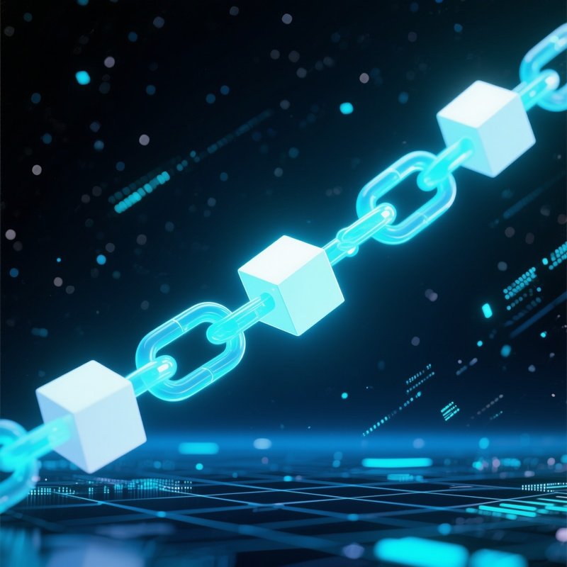 Blockchain Node Abstract Visualization