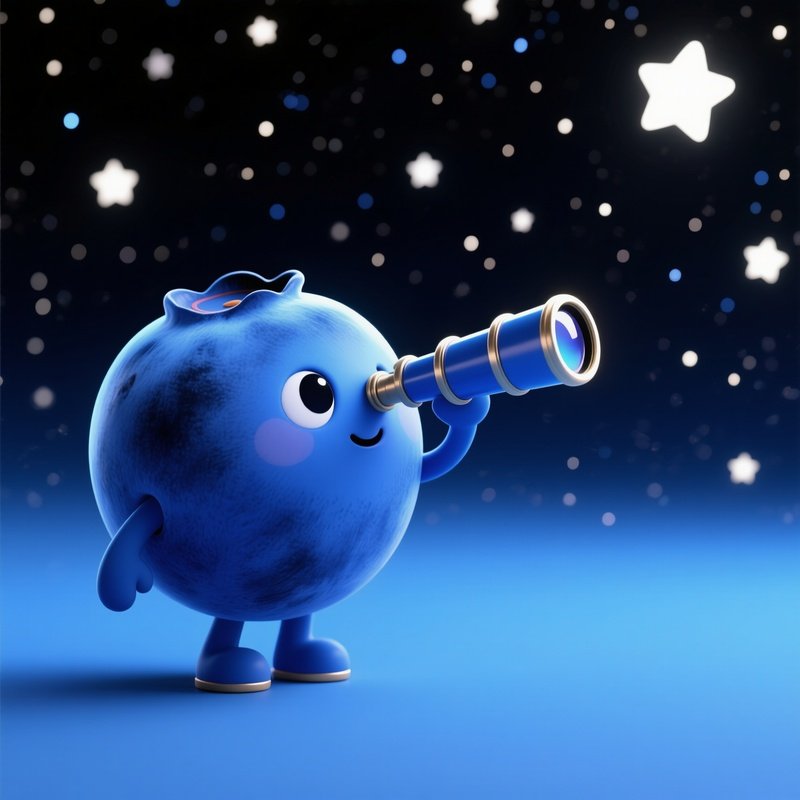 Blueberry Telescope Stars