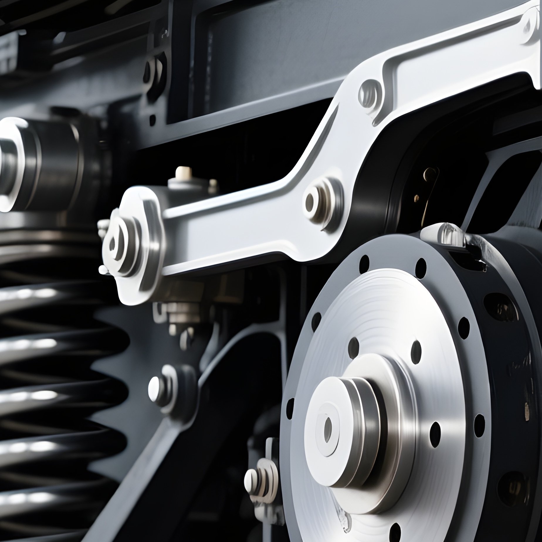 Bogie Truck Under Passenger Carriage - Full Resolution Quality Preview