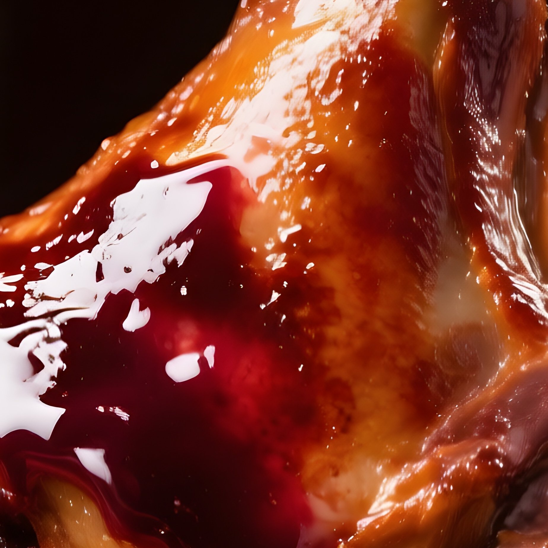 Braised Lamb Shank In Wine Reduction With Orzo Pasta - Full Resolution Quality Preview