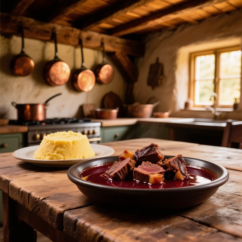 Brasato Al Barolo Beef Braised In Red Wine