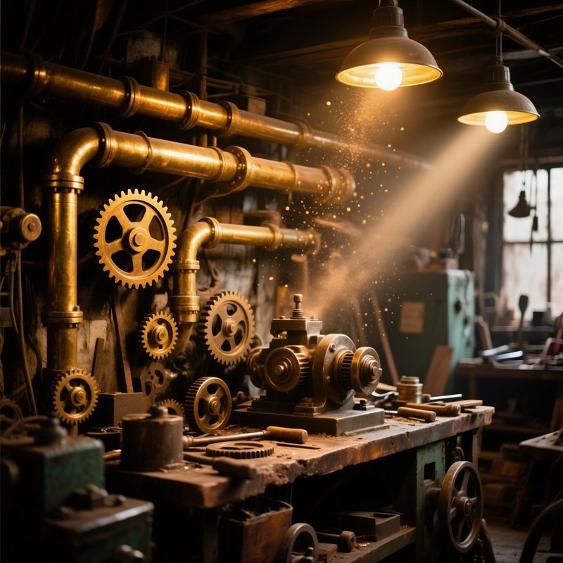 Bronze Brass Messing Industrial Art