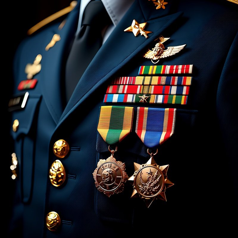 Bronze Brass Messing Military Award