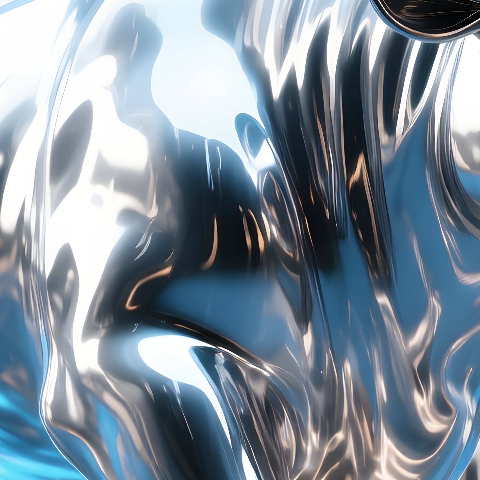 Bull Sculpture Under Sparks Digital Rain - Full Resolution Quality Preview