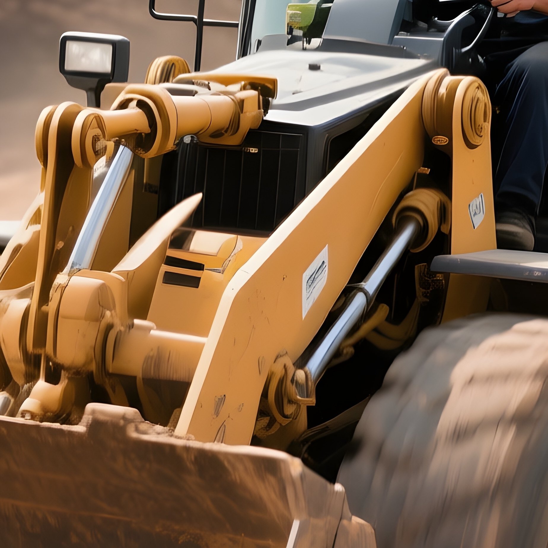 Bulldozer Clearing Earth Highway Expansion - Full Resolution Quality Preview