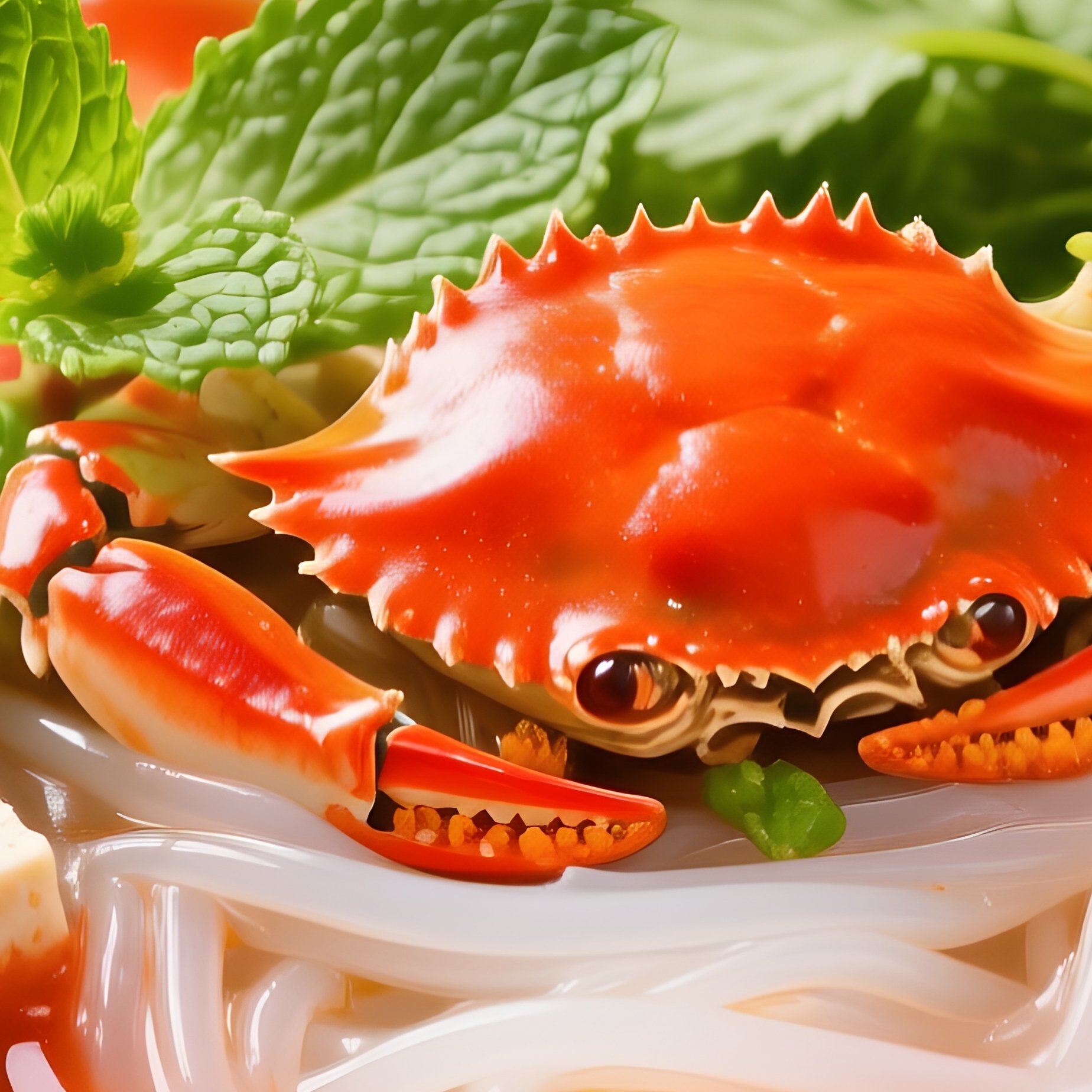 Bun Rieu Tomato Based Crab Noodle Soup - Full Resolution Quality Preview
