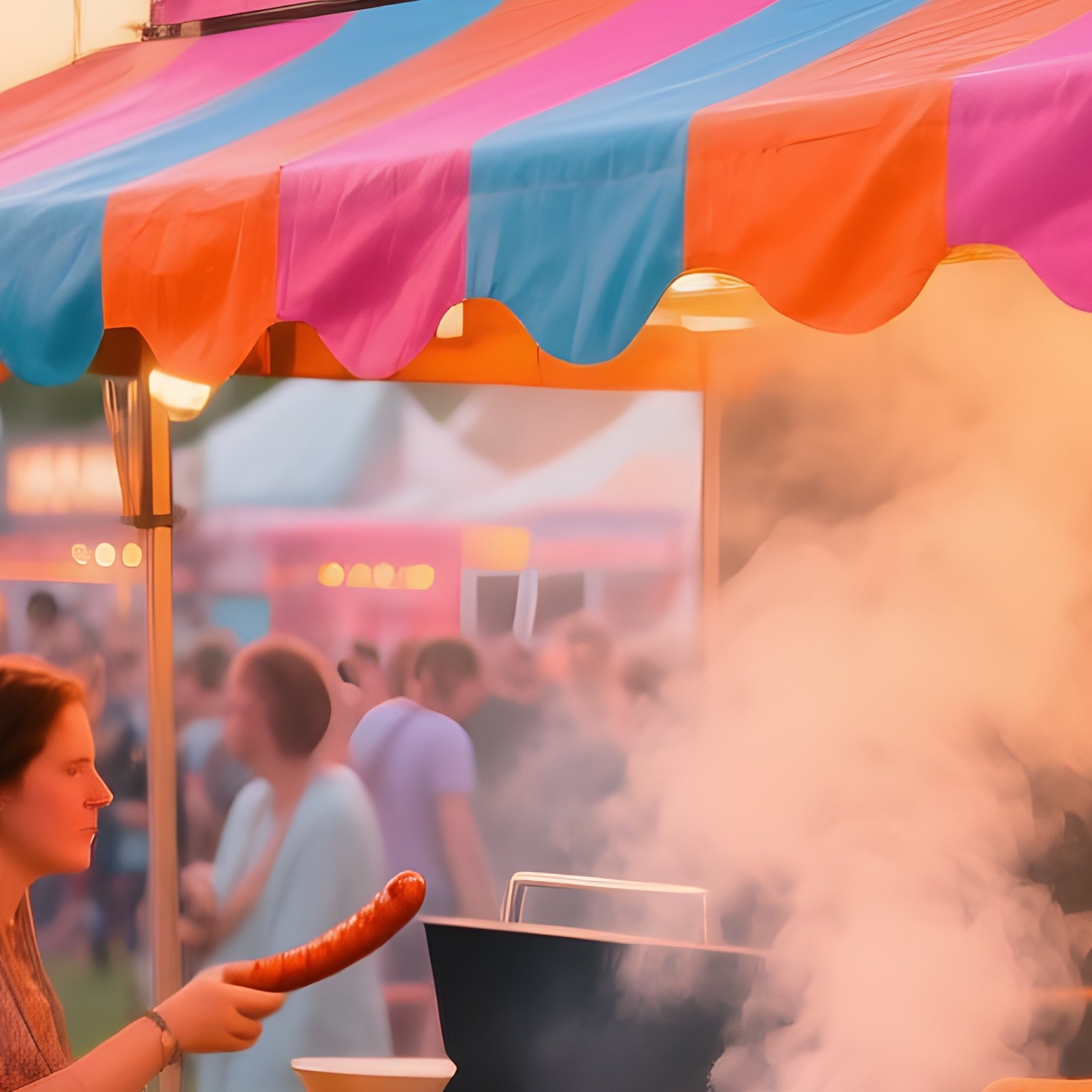 Burgers Sausages Sandwiches Restaurant Outdoor - Full Resolution Quality Preview