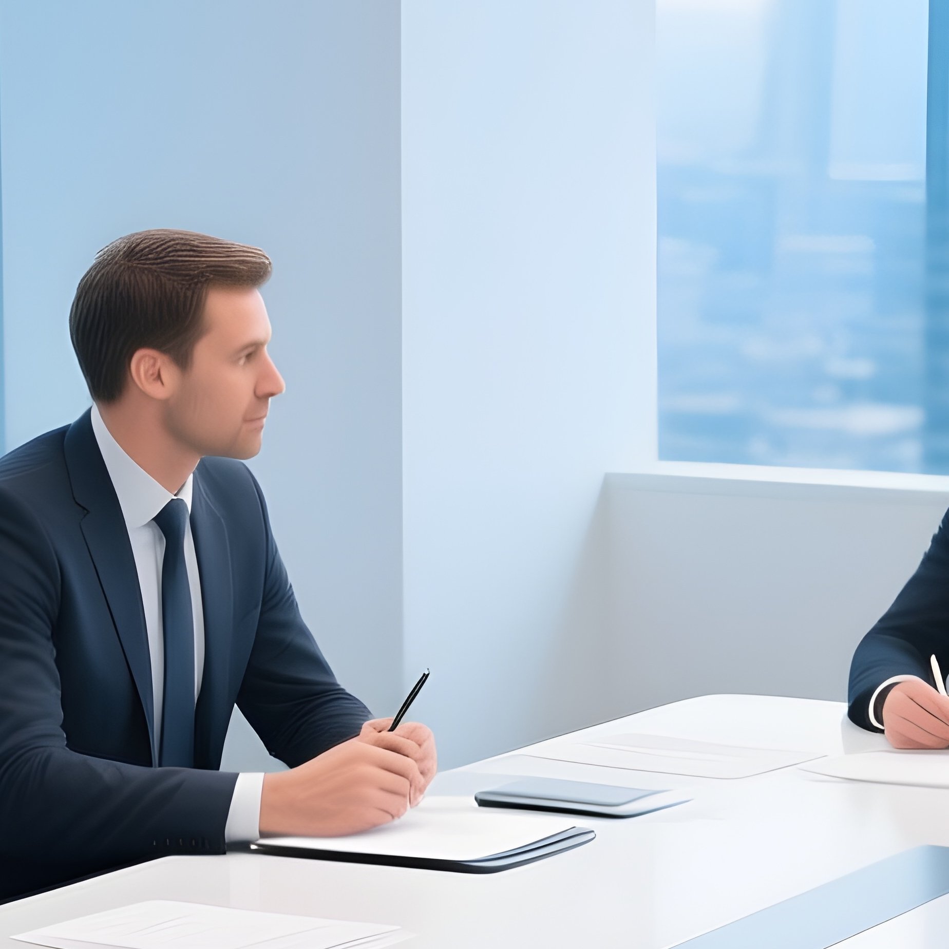 Business Meeting Skyscraper Conference Room - Full Resolution Quality Preview