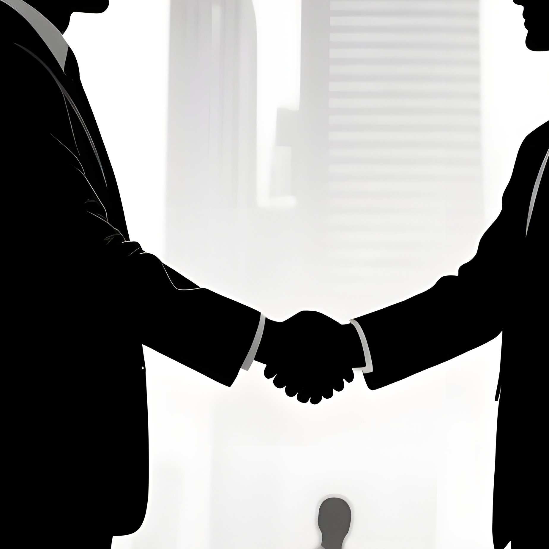 Business People In A Handshake And Group Setting Business - Full Resolution Quality Preview