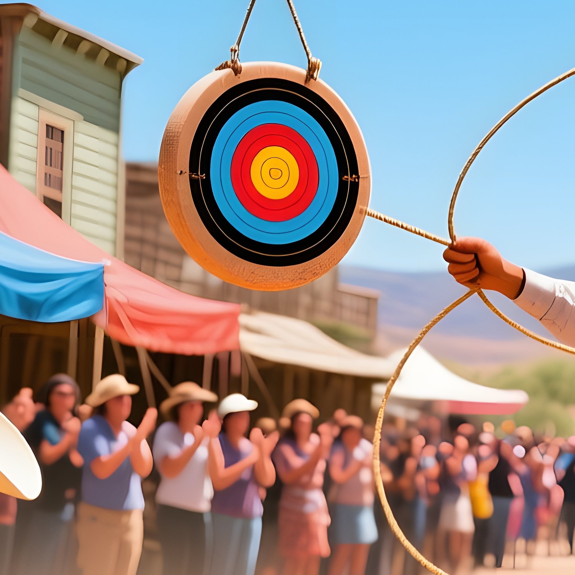 Bustling Frontier Fair Midday - Full Resolution Quality Preview