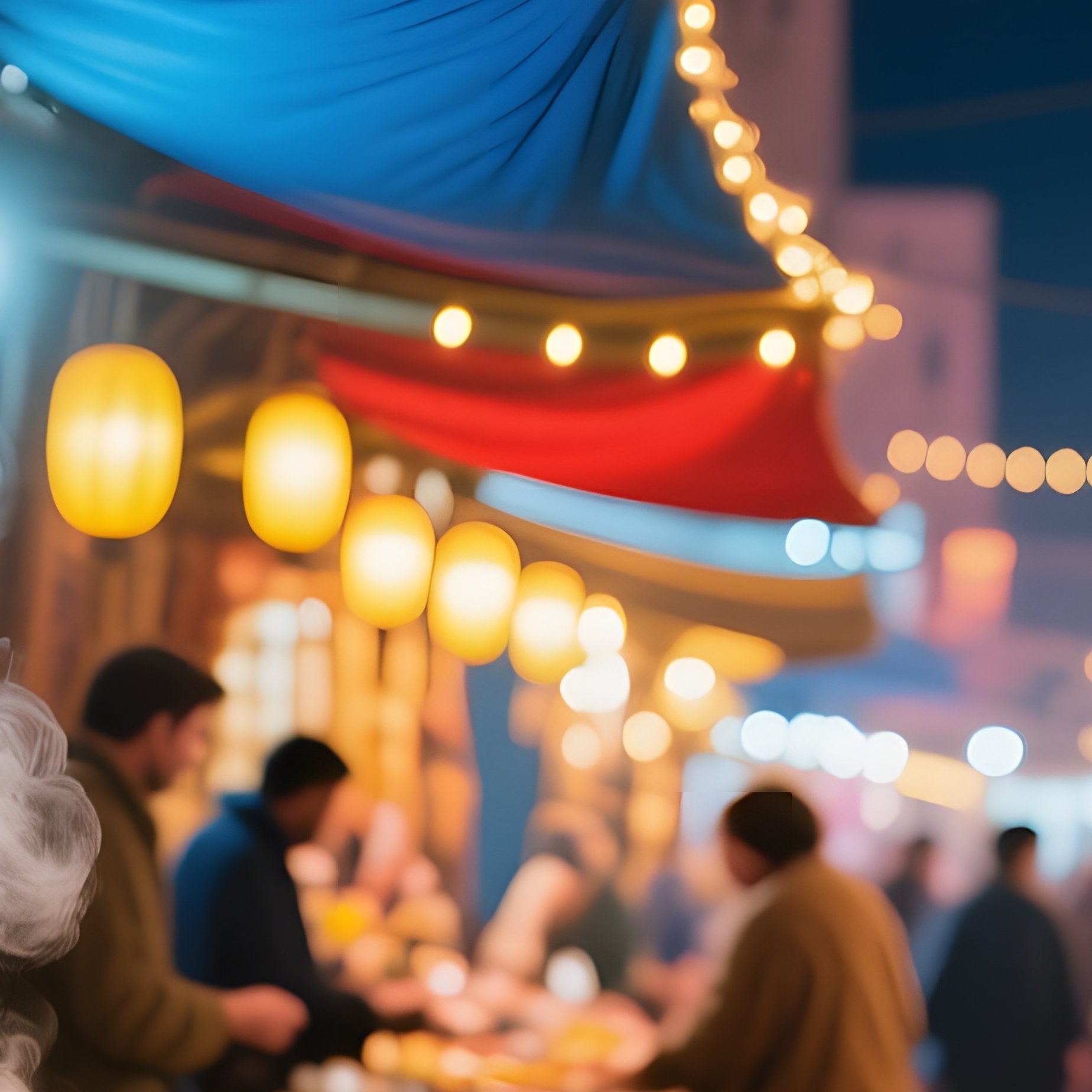 Bustling Night Market Spice Jars - Full Resolution Quality Preview