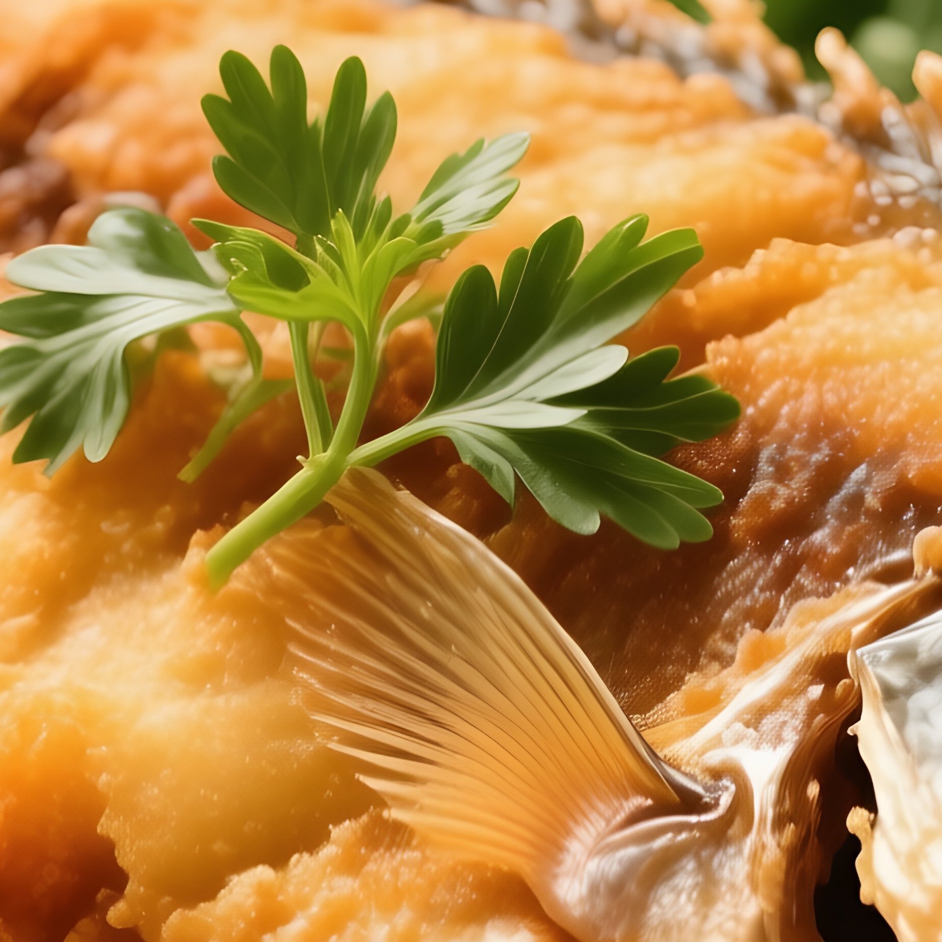 Cá Chiên Xù Crispy Deep Fried Fish With Herbs And Dipping Sauce - Full Resolution Quality Preview