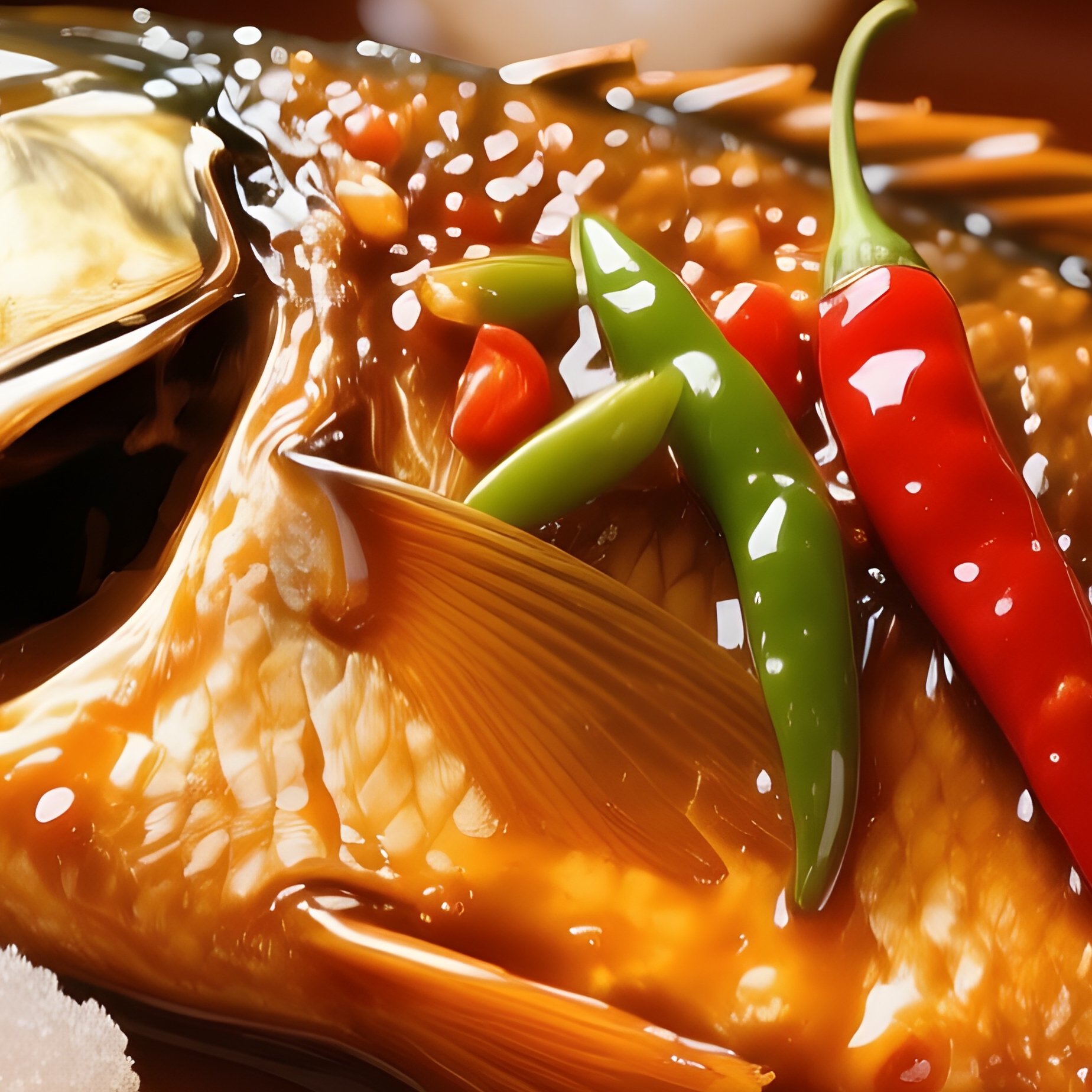 Cá Kho Tộ Caramelized Fish Braised In Clay Pot With Fish Sauce, Sugar, And Pepper - Full Resolution Quality Preview