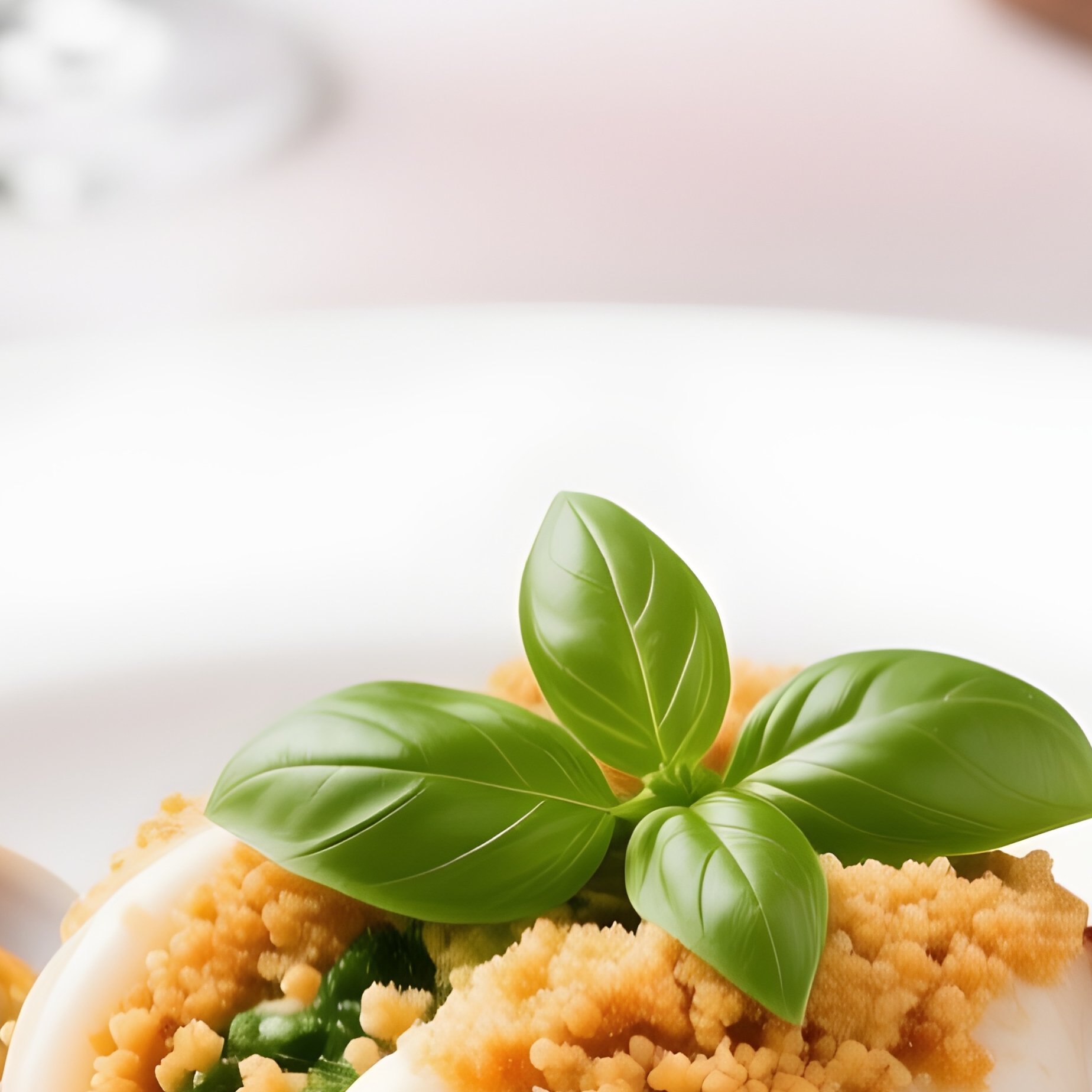 Calamari Ripieni As Italian Dish With Stuffed Squid And Herb Garlic Filling - Full Resolution Quality Preview